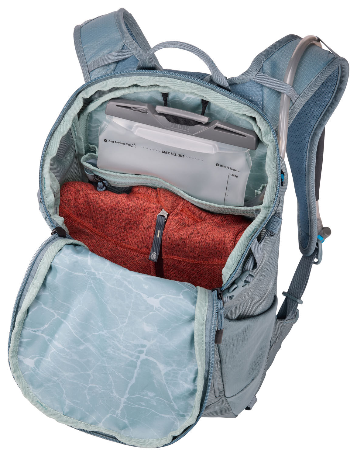 THULE AllTrail Trinkblasenrucksack 16L Pond Gray