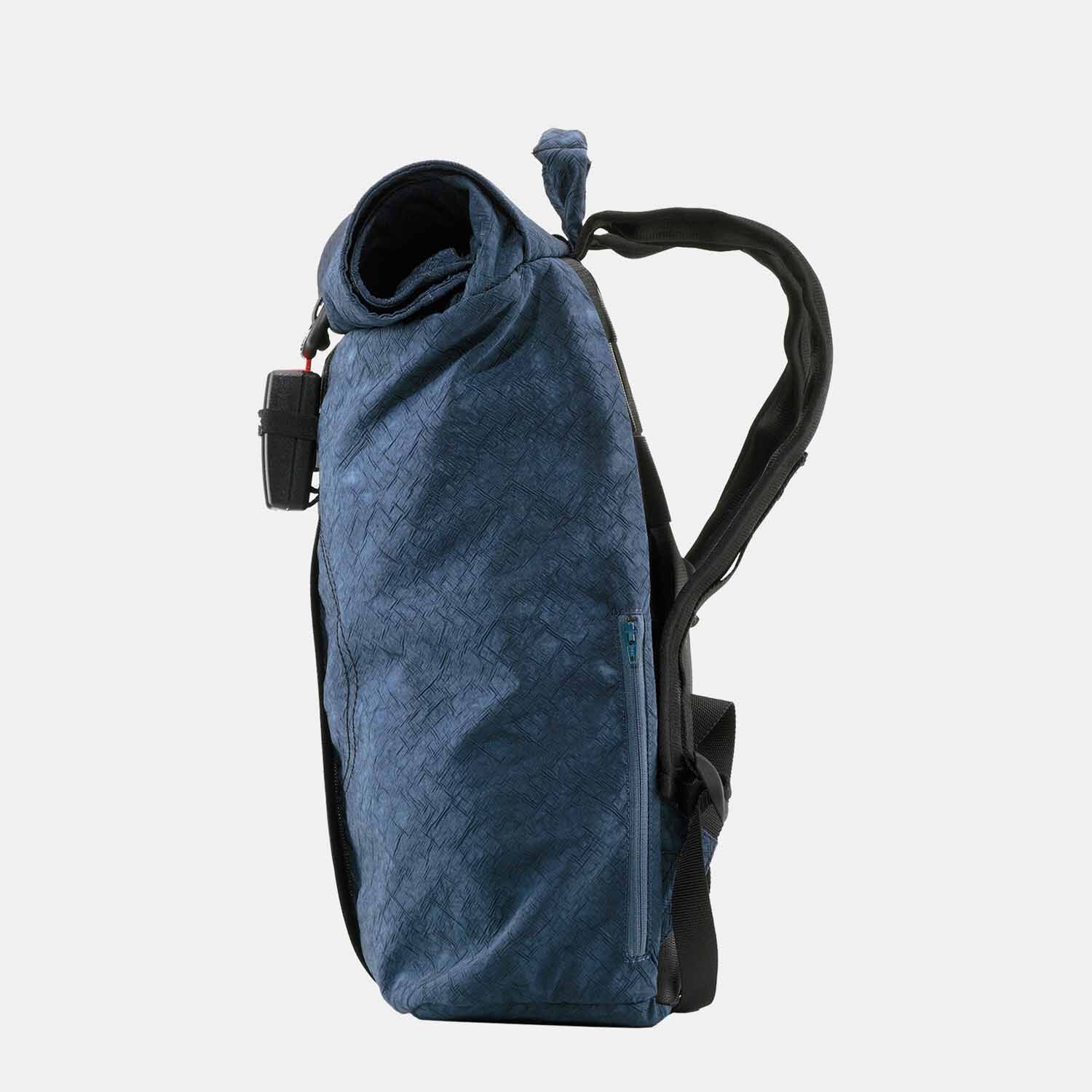 Airpaq Rolltop Airbag -Rucksack mit 15" Laptopfach Blau