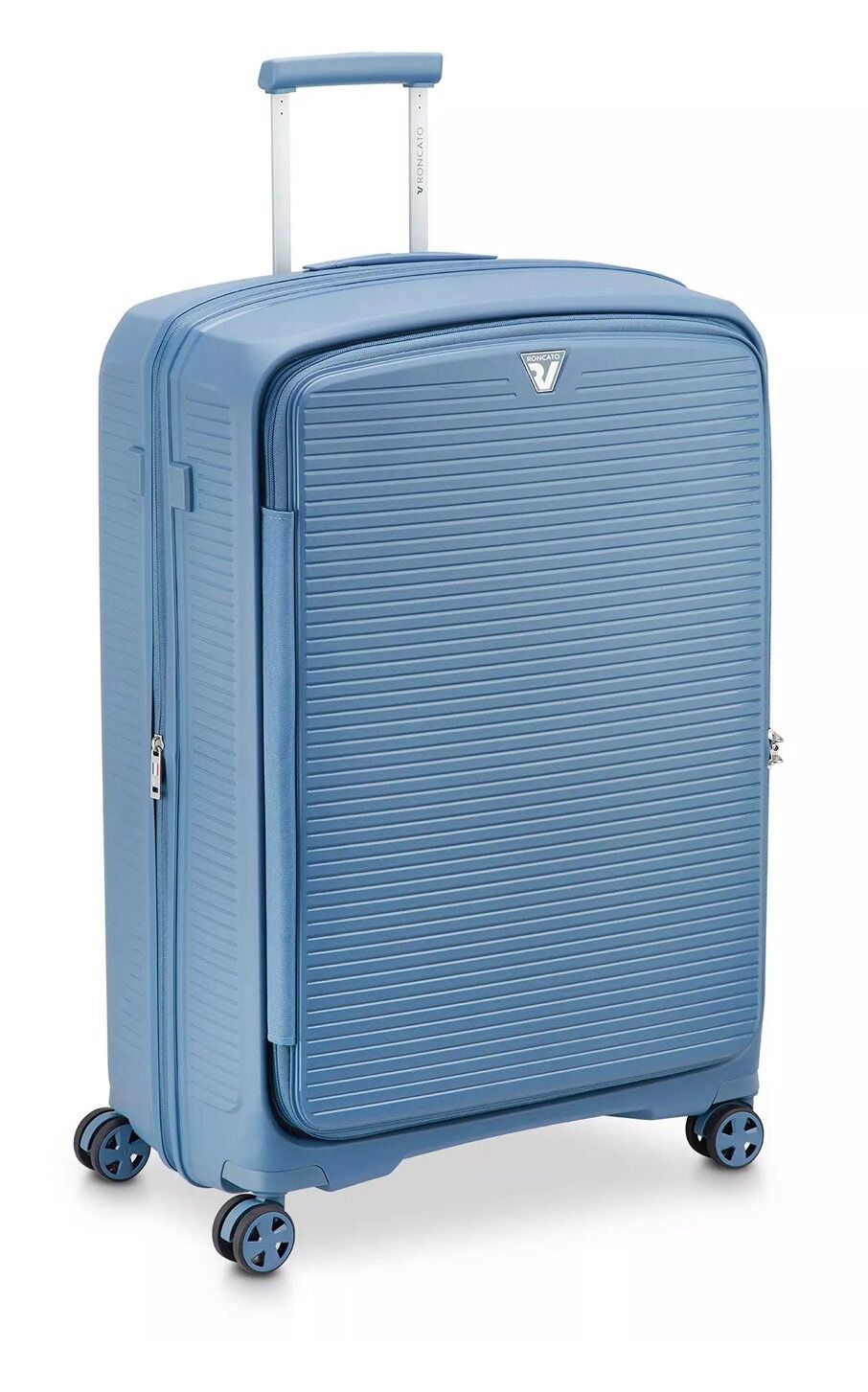 Roncato ARCADE DLX Trolley L (78cm) Erweiterbar Avio Blau
