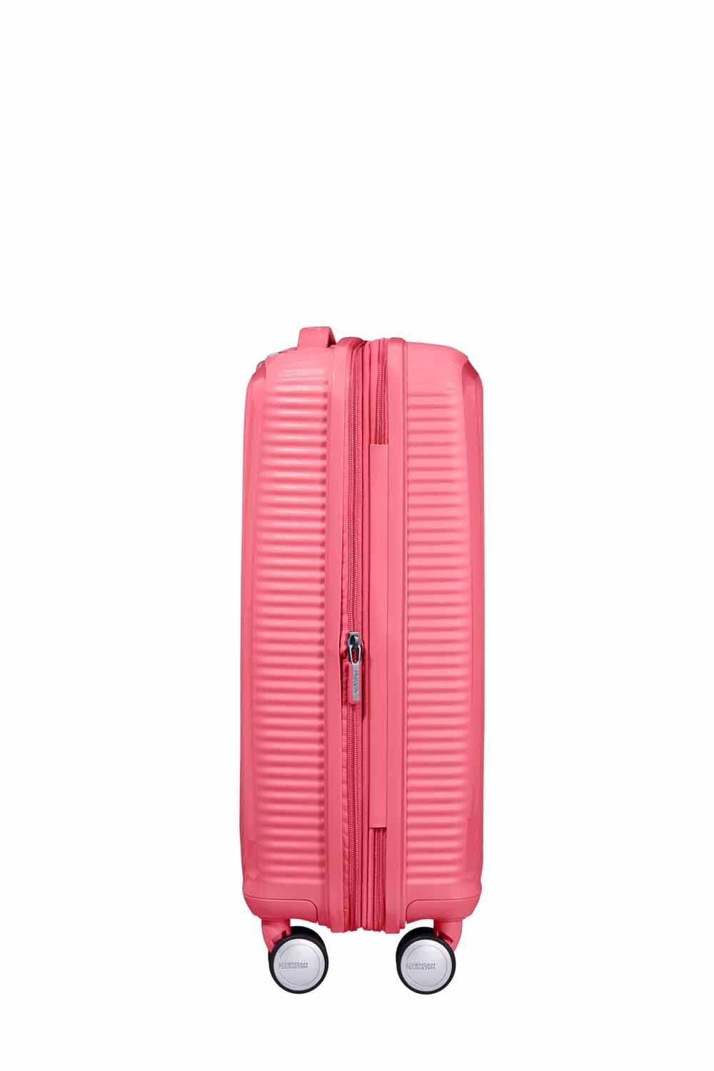 American Tourister Soundbox Trolley S 4R 55cm, erweiterbar Sun Kissed Coral