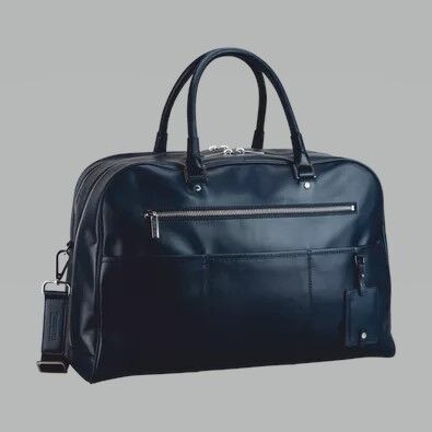 Leonhard Heyden Montreal Business-Reisetasche aus Leder Navy