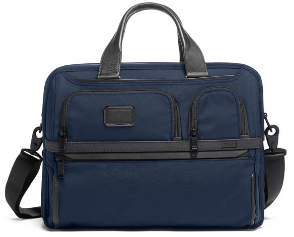Tumi Alpha 3 Organizer-Laptop-Aktentasche (erweiterbar) Navy