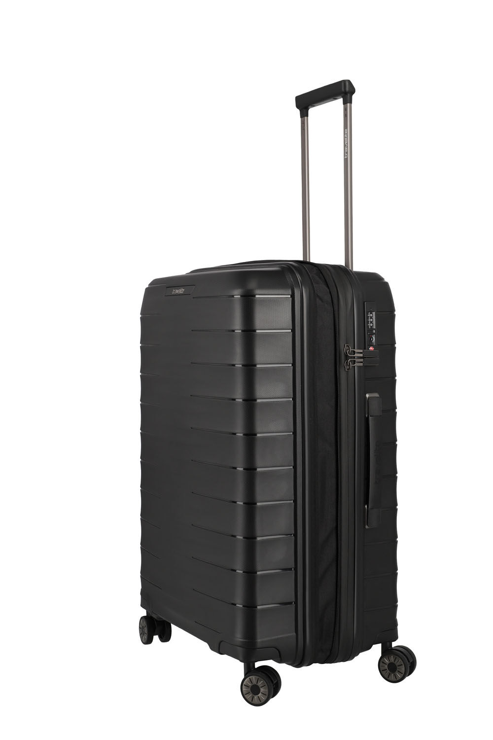 Travelite Mooby Trolley M erweiterbar, 4-Rollen Schwarz