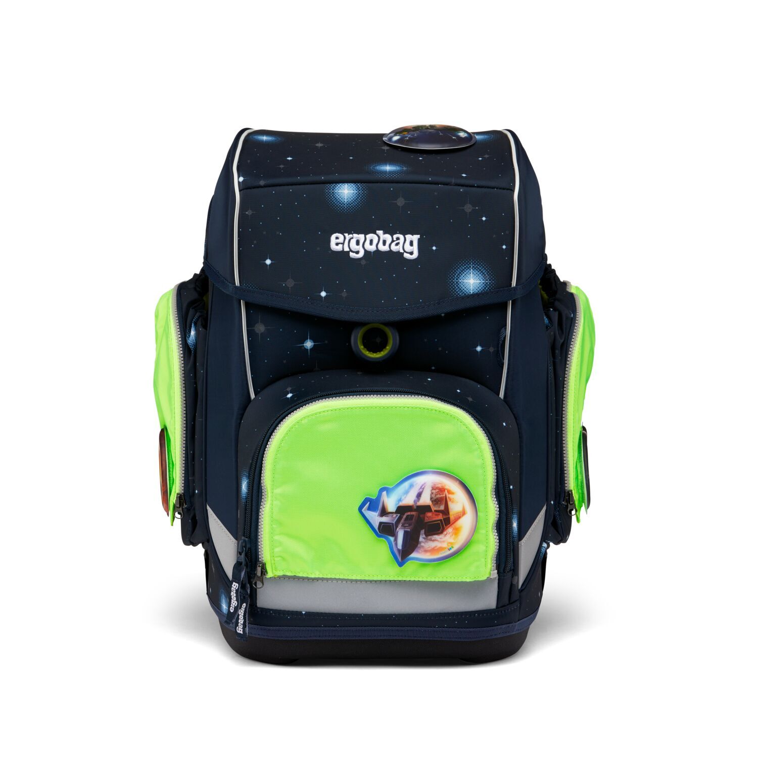 ergobag Schulzubehör Fluo Zip Set, 3-tlg. ab 2019 Grün