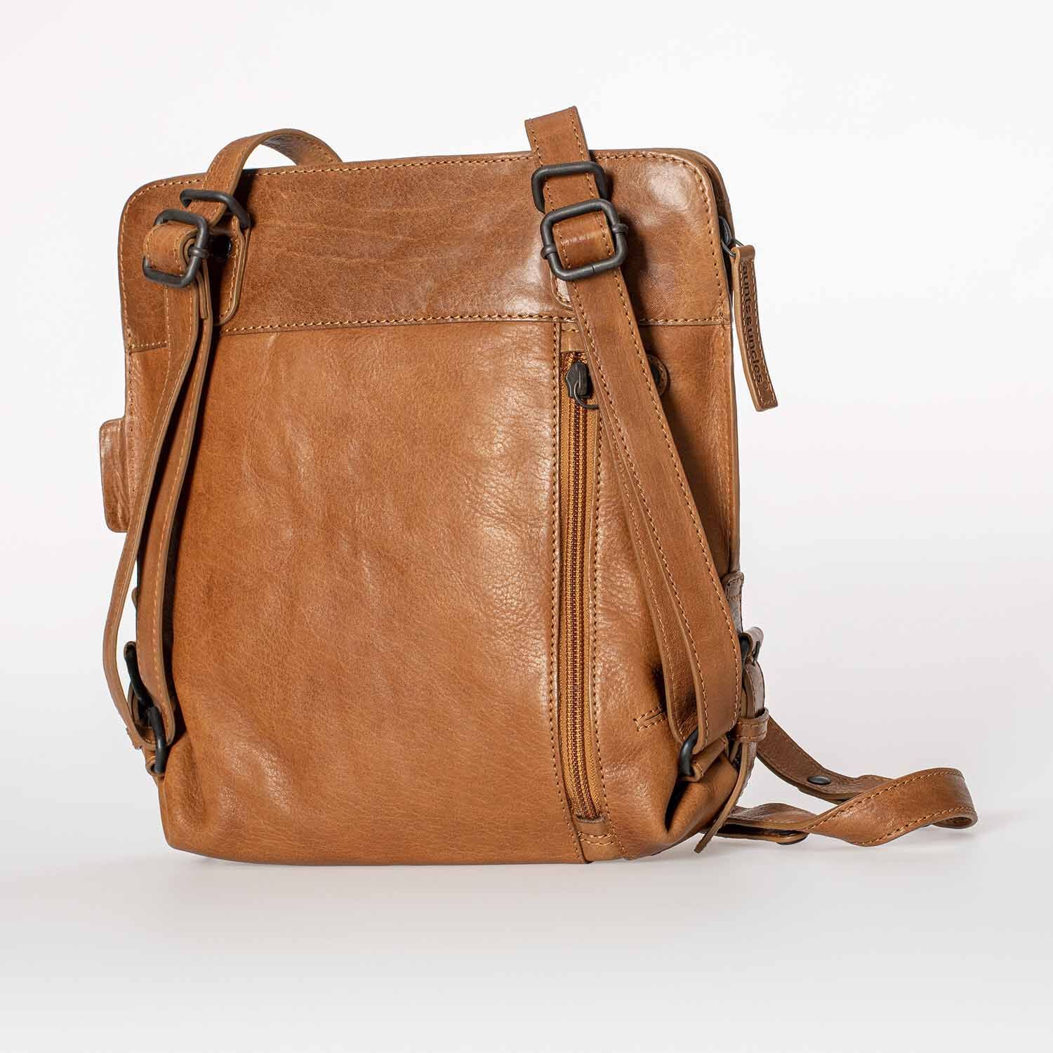 aunts & uncles Grandma's Luxury Club Mrs. Crumble Cookie  multifunktional: Rucksack/Umhängetasche caramel