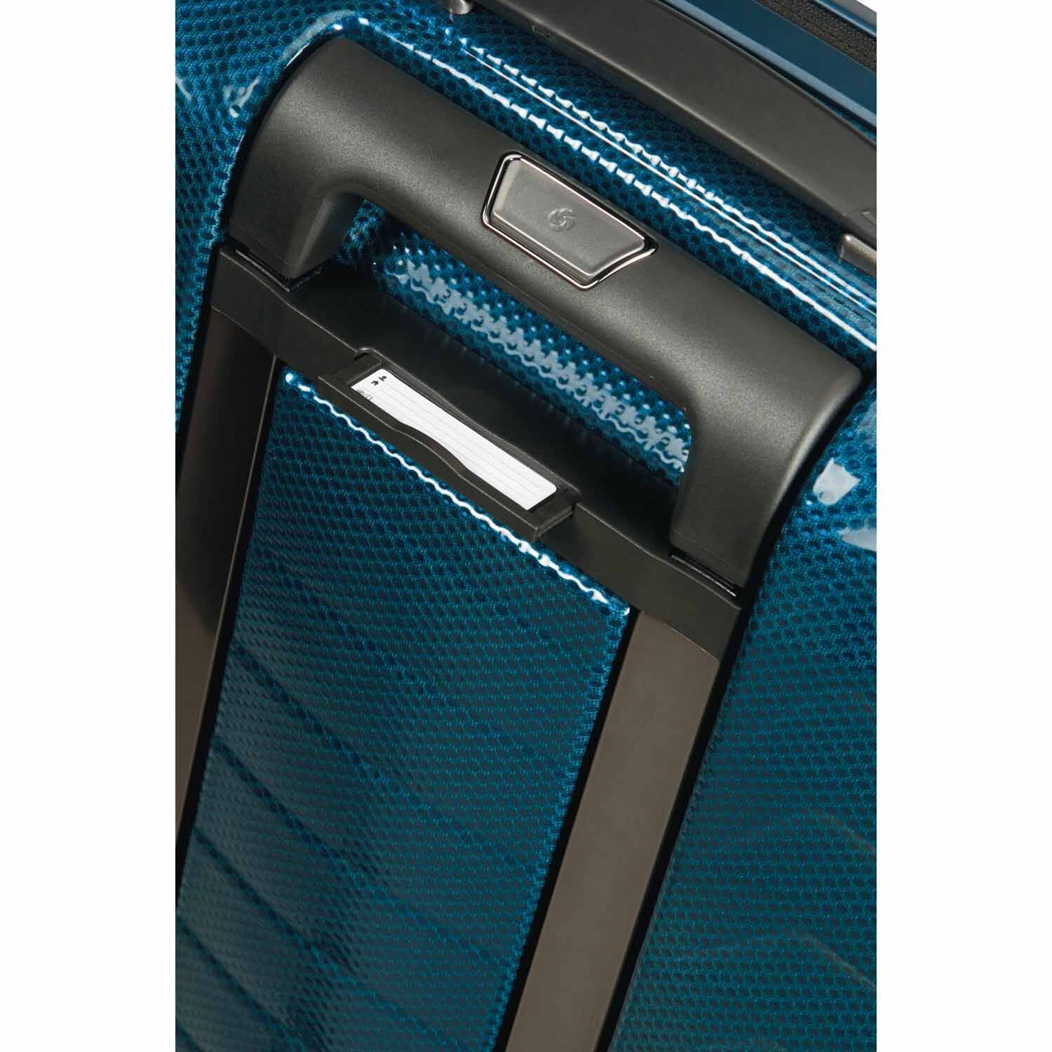 Samsonite Proxis Trolley mit 4 Rollen 81cm + GRATIS HOTELGUTSCHEIN Petrol Blue