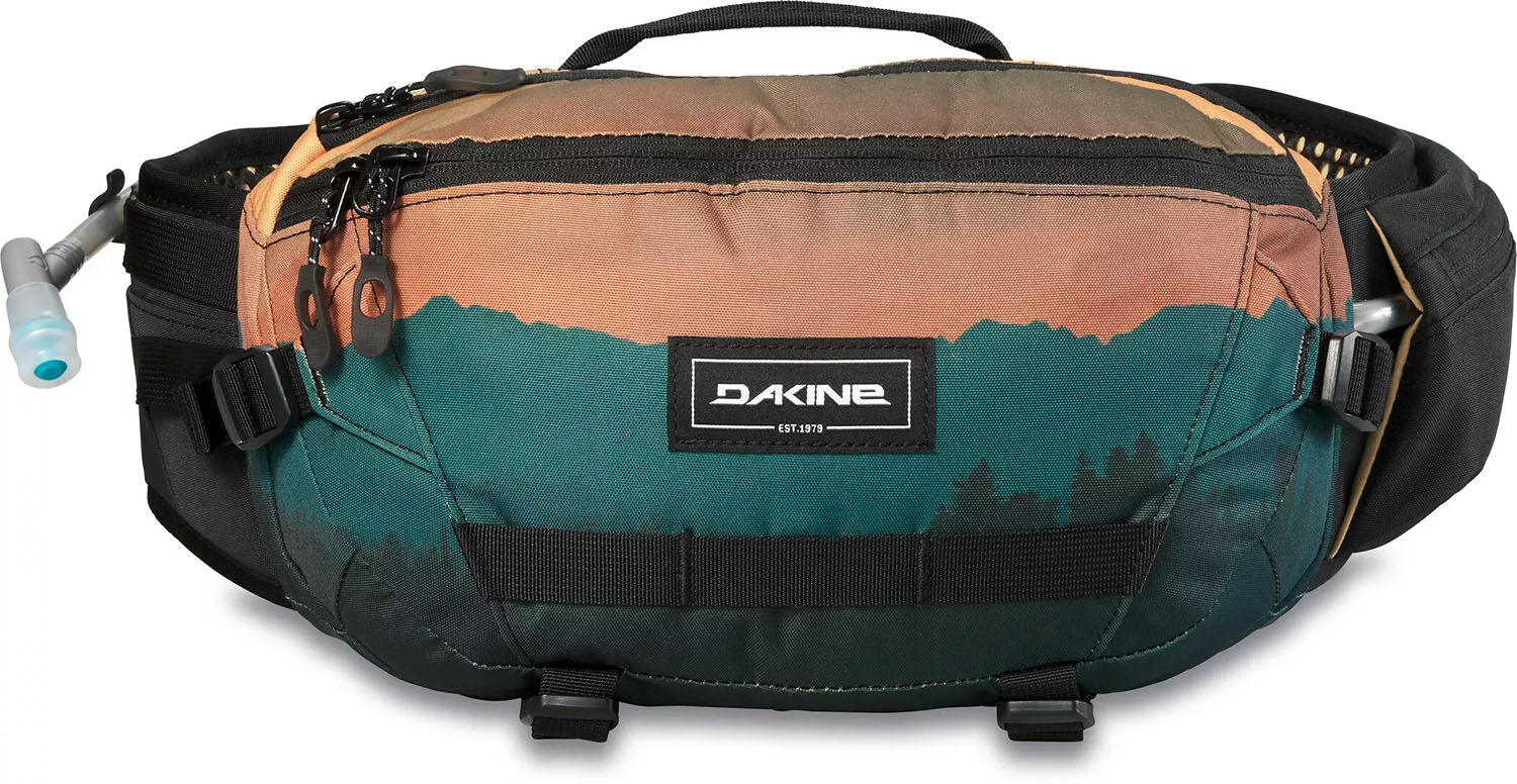 Dakine Hot Laps 5L Bike Waist Bag Fire Mountain