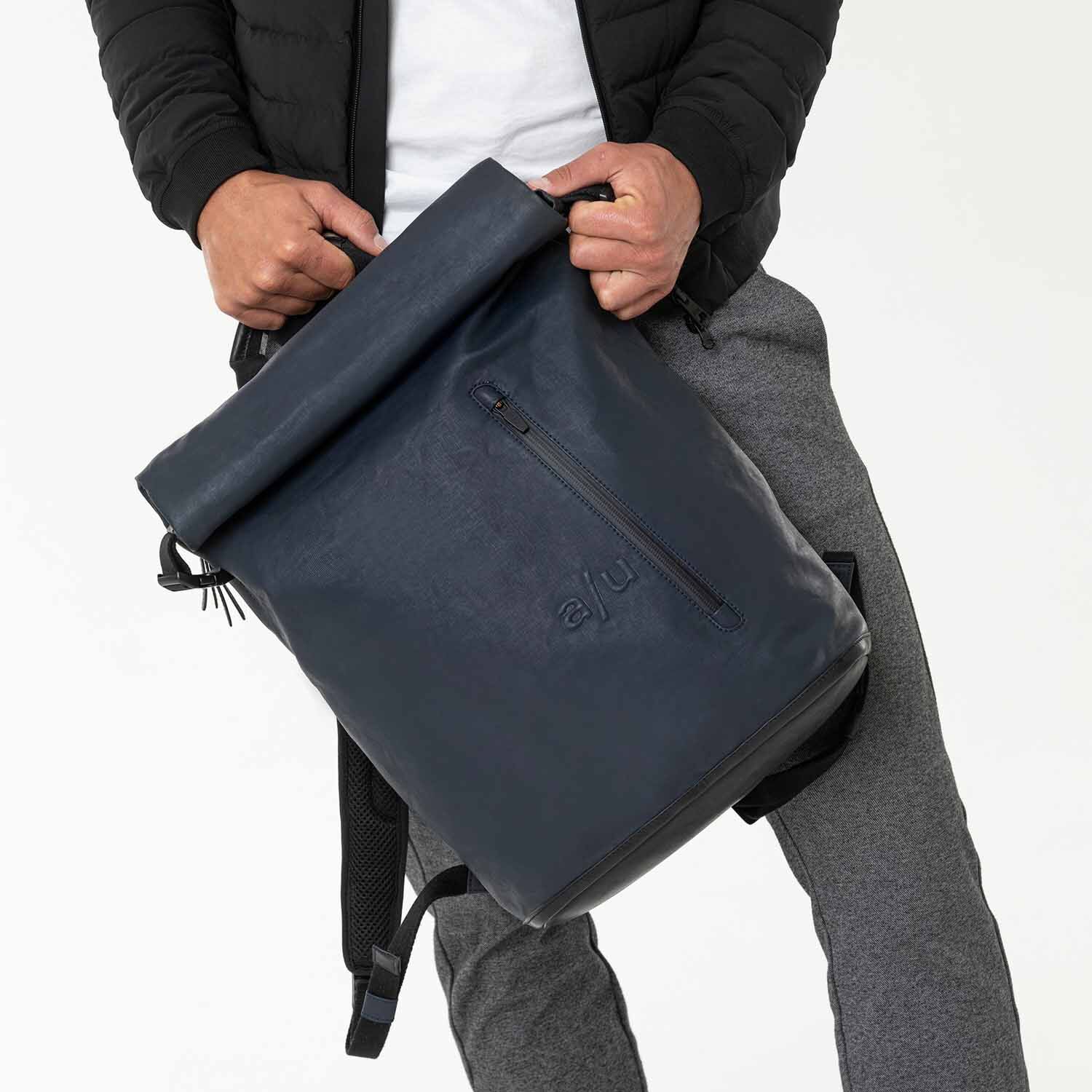 aunts & uncles Japan Fukui Rolltop Rucksack mit 15" Notebookfach