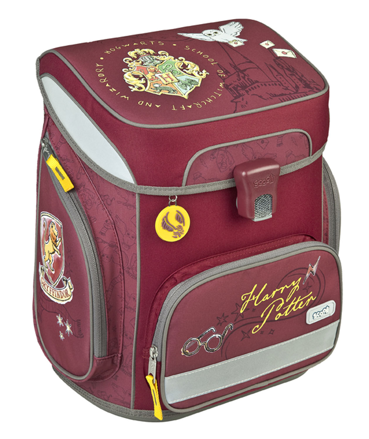 Scooli EasyFit Schulranzen, 5-teiliges Set Harry Potter