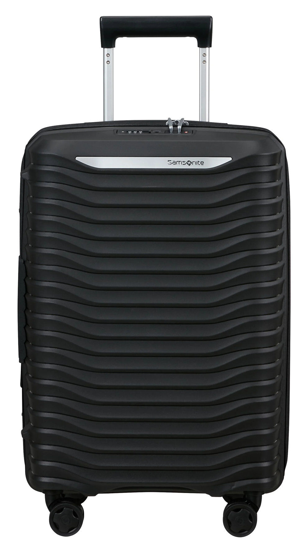 Samsonite Upscape Trolley mit 4 Rollen erweiterbar 55cm Slim Black