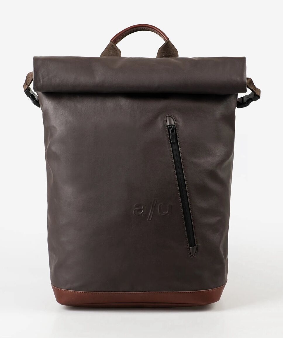 aunts &amp; uncles Japan Matsuyama Rolltop Rucksack mit 16" Notebookfach ground coffee