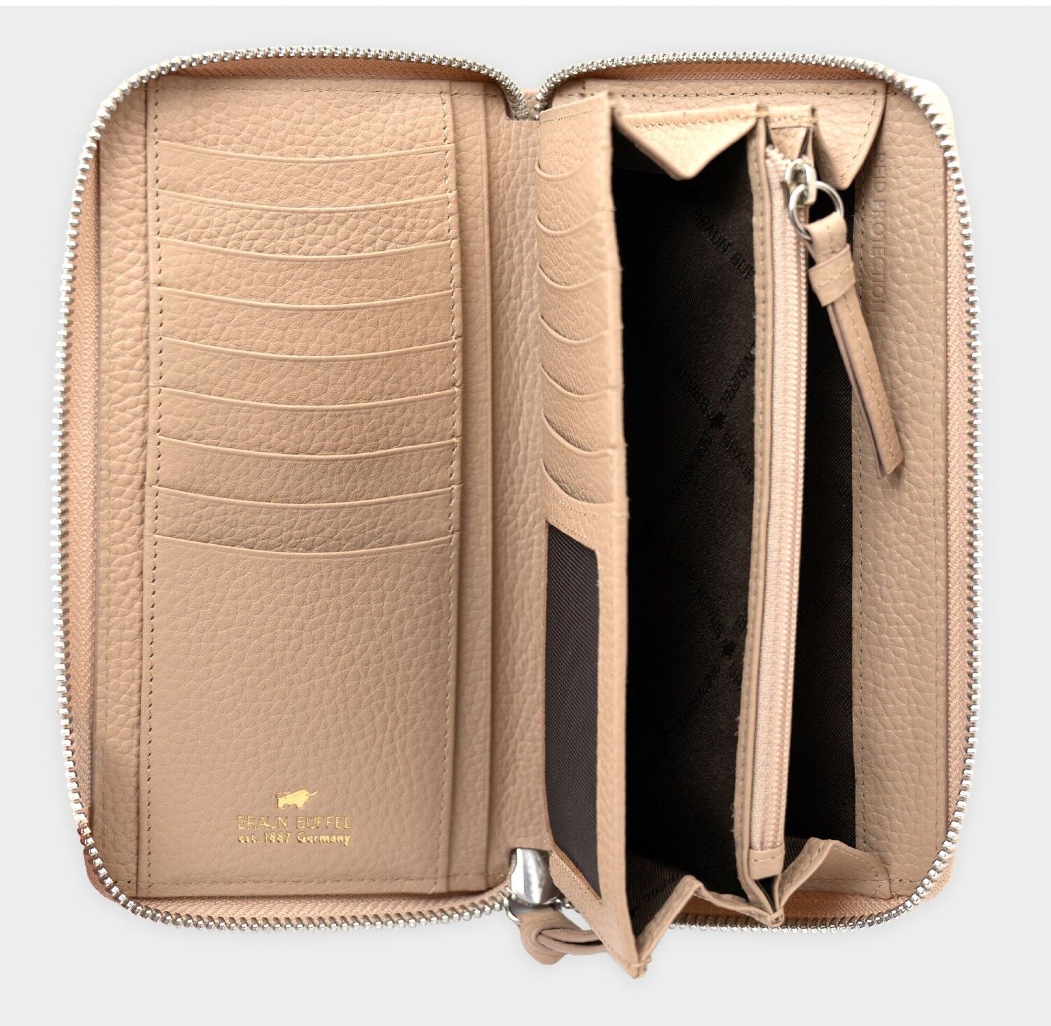 Braun Büffel Hanna RFID RV Geldbörse 16CS creme