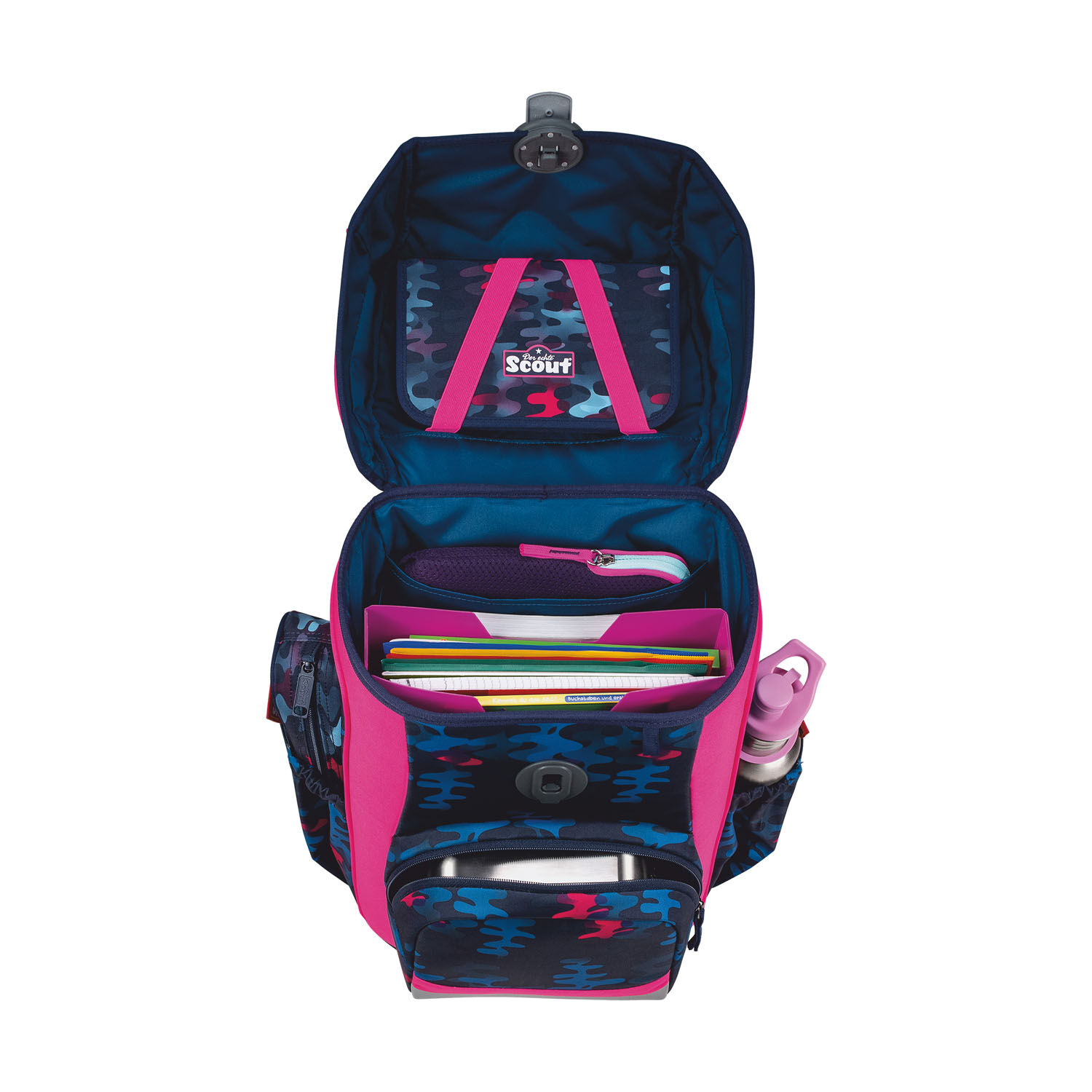 Scout Neo Schulranzen-Set 4-teilig DIN Magic Sea