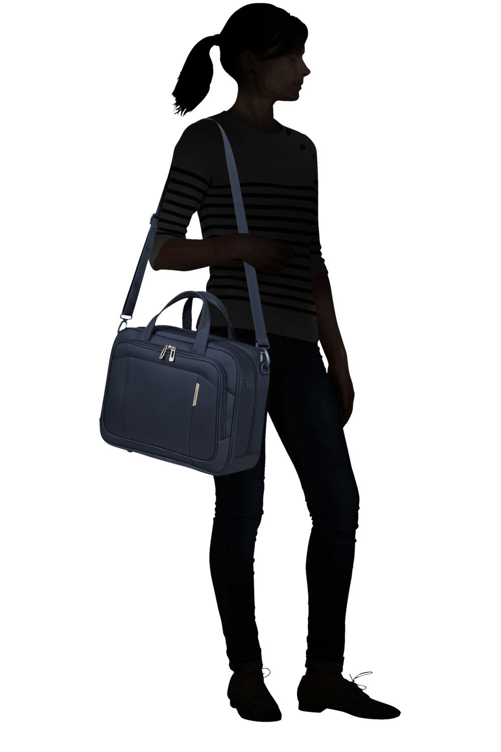 Samsonite Respark Laptop-Schultertasche mit 15.6" Laptopfach + GRATIS HOTELGUTSCHEIN Midnight Blue Samsonite Respark Laptop-Schultertasche mit 15.6" Laptopfach + GRATIS HOTELGUTSCHEIN Midnight Blue
