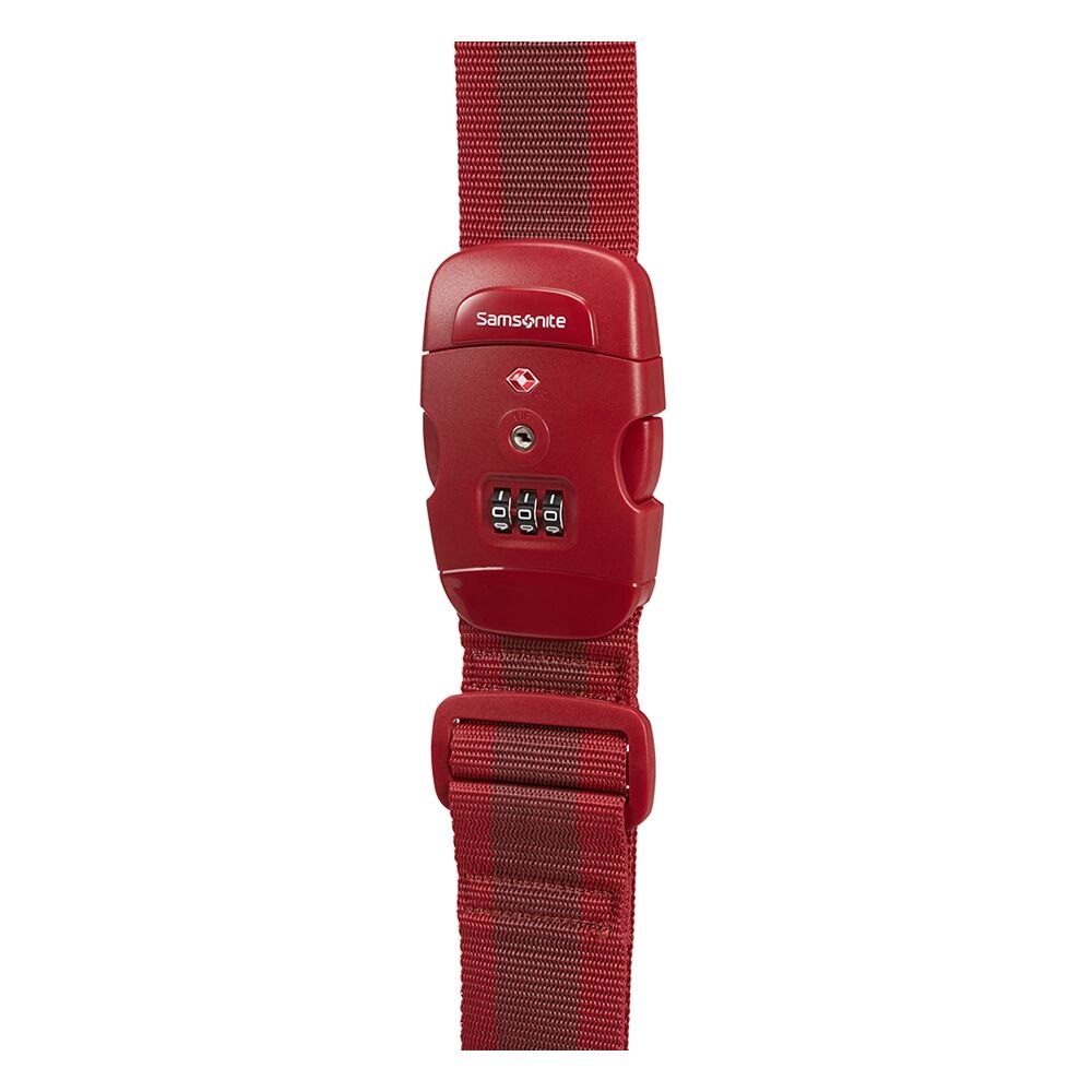 Samsonite Global Travel Accessories Kofferband mit TSA-Schloss Red Samsonite Global Travel Accessories Kofferband mit TSA-Schloss Red