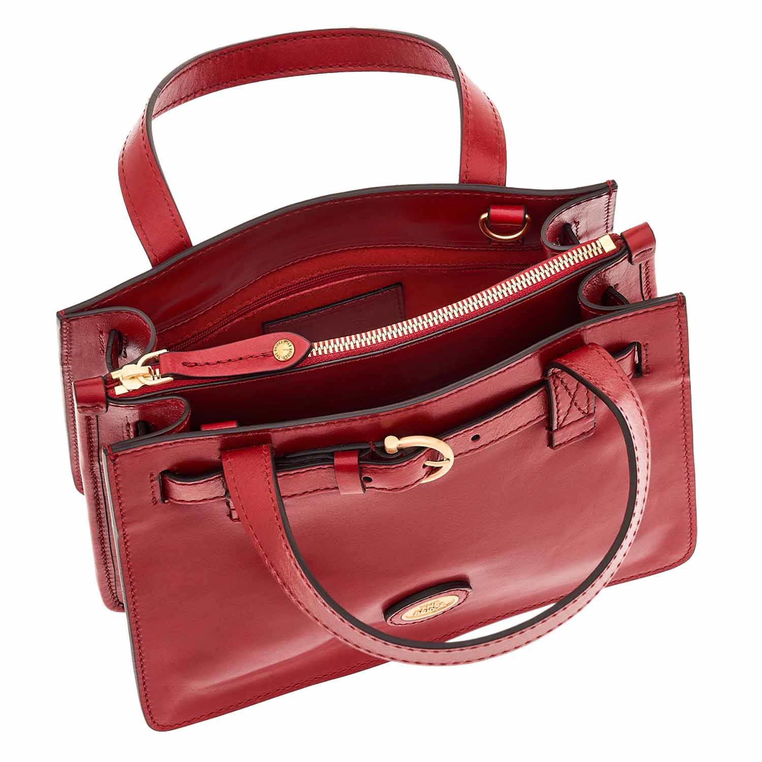 The Bridge Biba Tasche mit Doppelfunktion Ribes-Rot/Gold