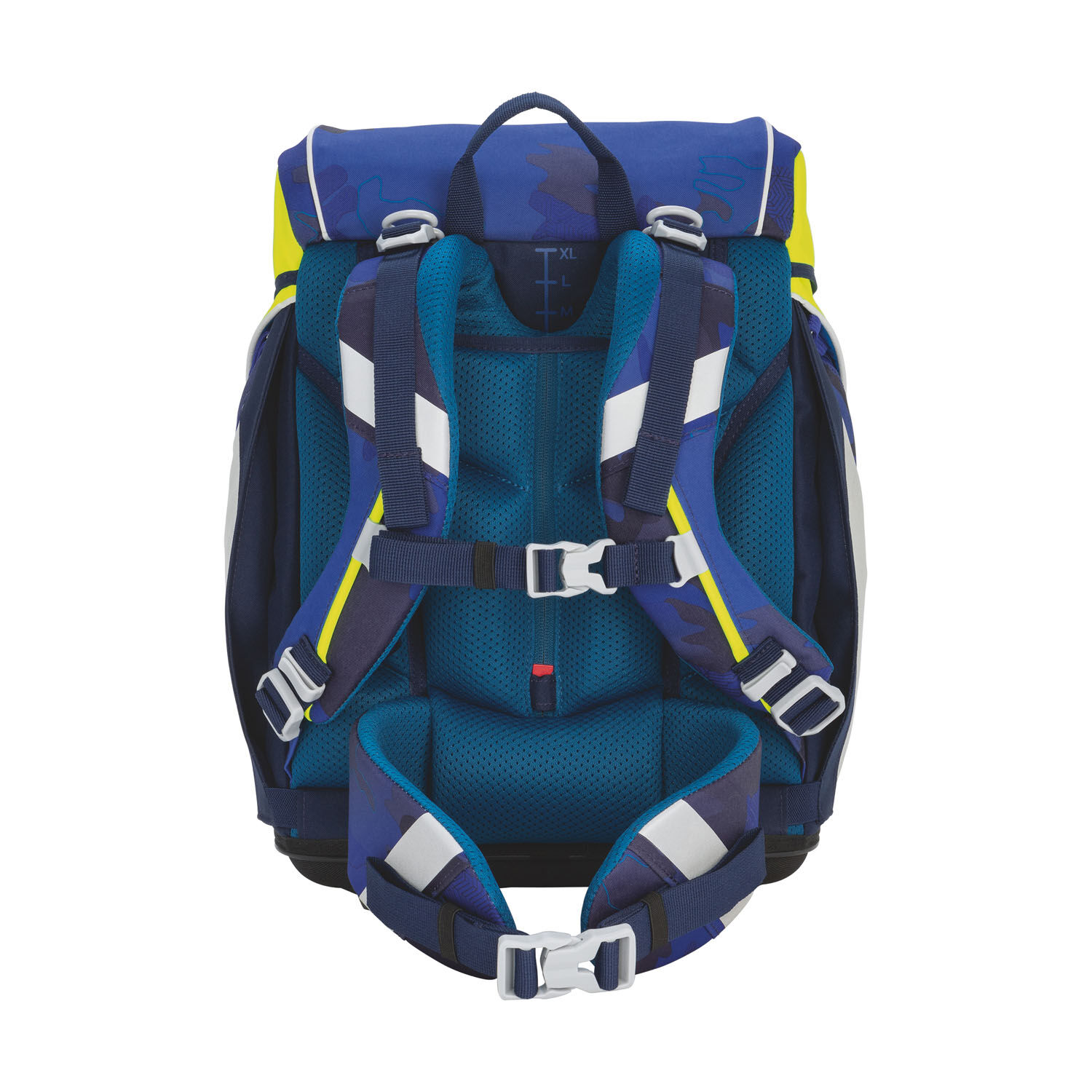 Scout Alpha Schulranzen-Set 4-teilig DIN Blue Police