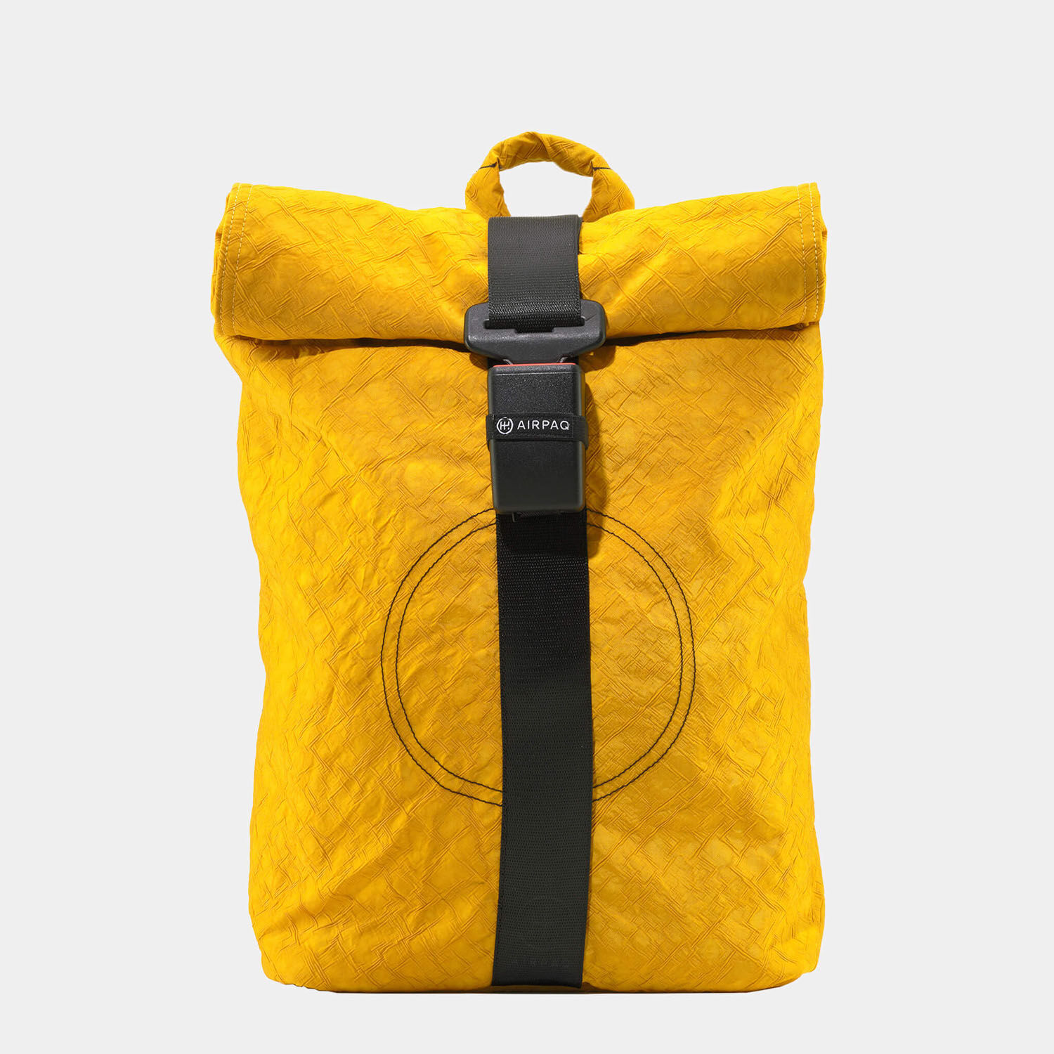 Airpaq Rolltop Airbag -Rucksack mit 15" Laptopfach Gelb