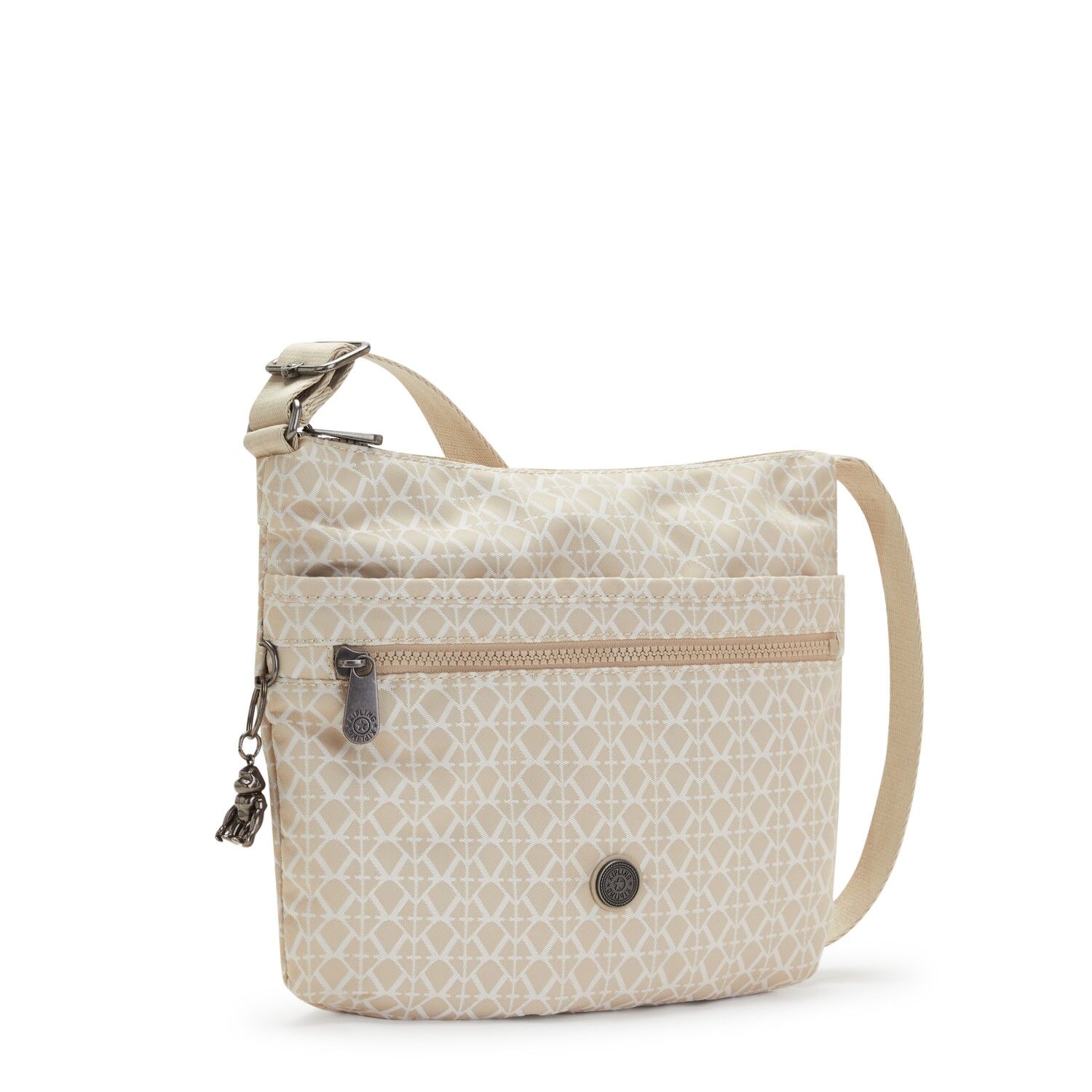 Kipling Arto Schultertasche Quertasche Signature Beige