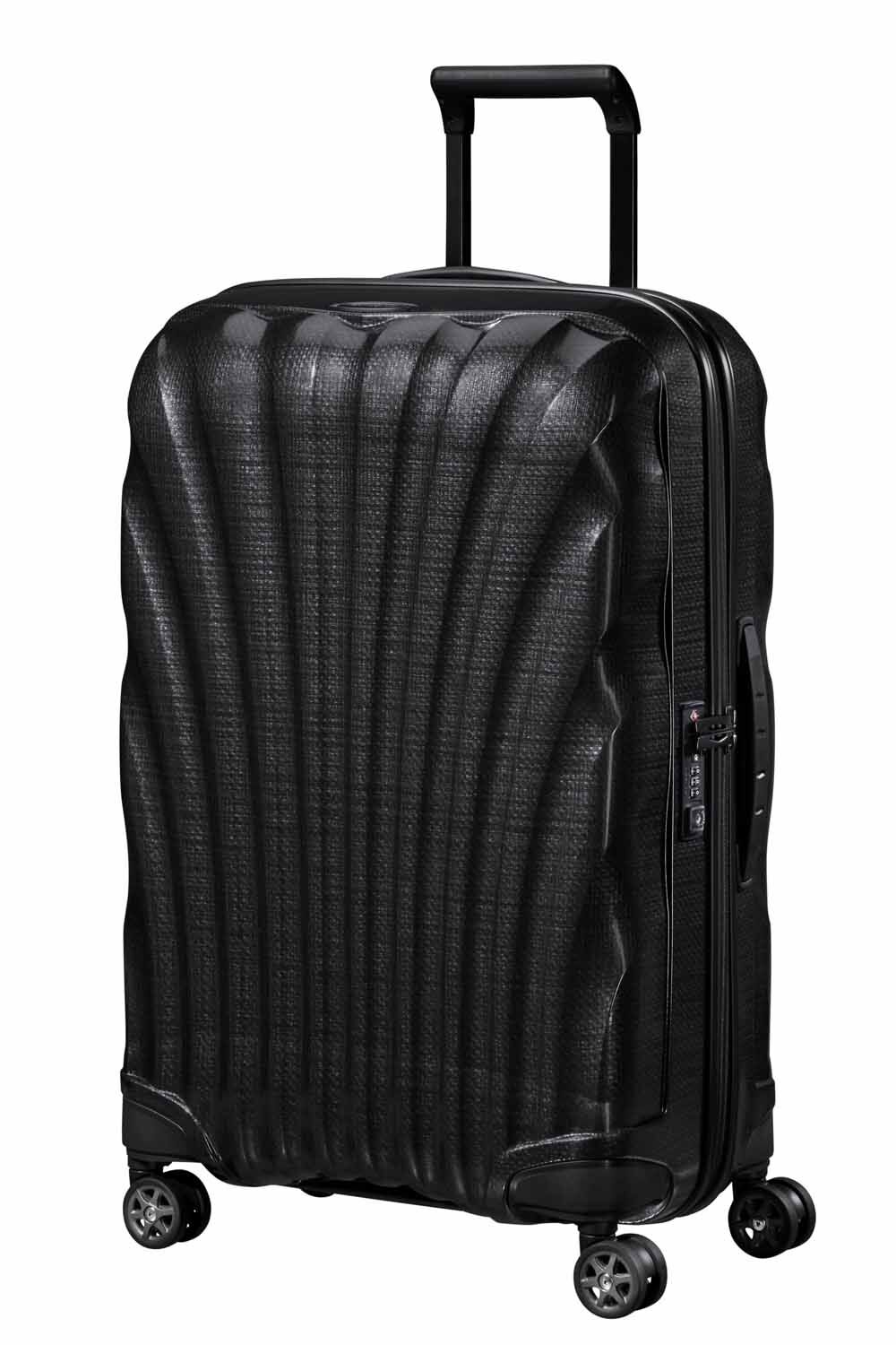 Samsonite C-Lite Trolley mit 4 Rollen 69cm + GRATIS HOTELGUTSCHEIN Black