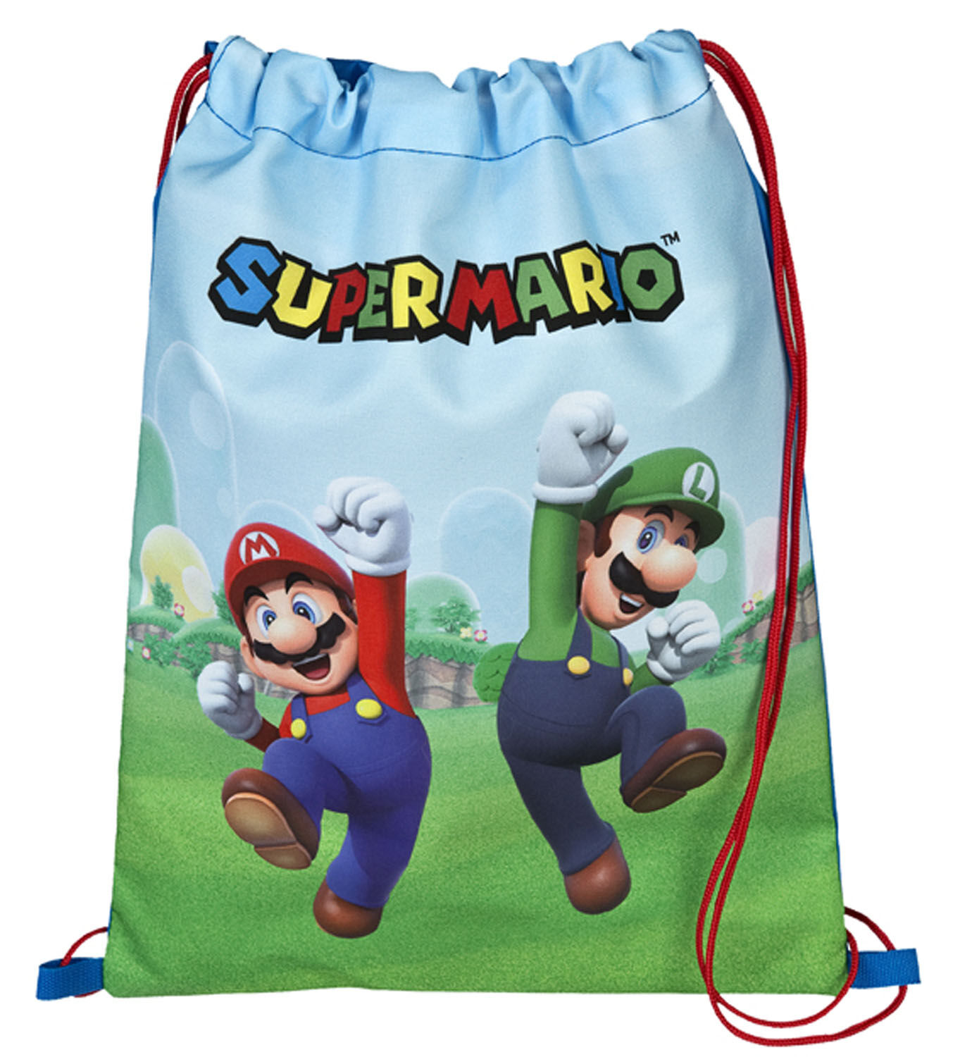 Scooli EasyFit Schulranzen, 5-teiliges Set Super Mario