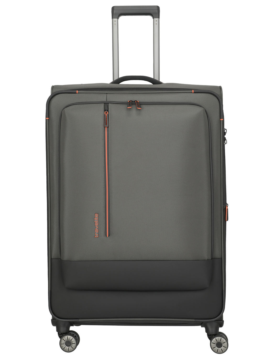 Travelite Crosslite Trolley XL 4-Rollen erweiterbar Oliv