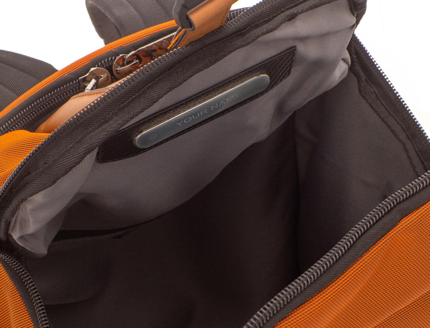 SCHARLAU First Class Vin Fiz Flyer Backpack mit 15,6" Laptopfach Orange