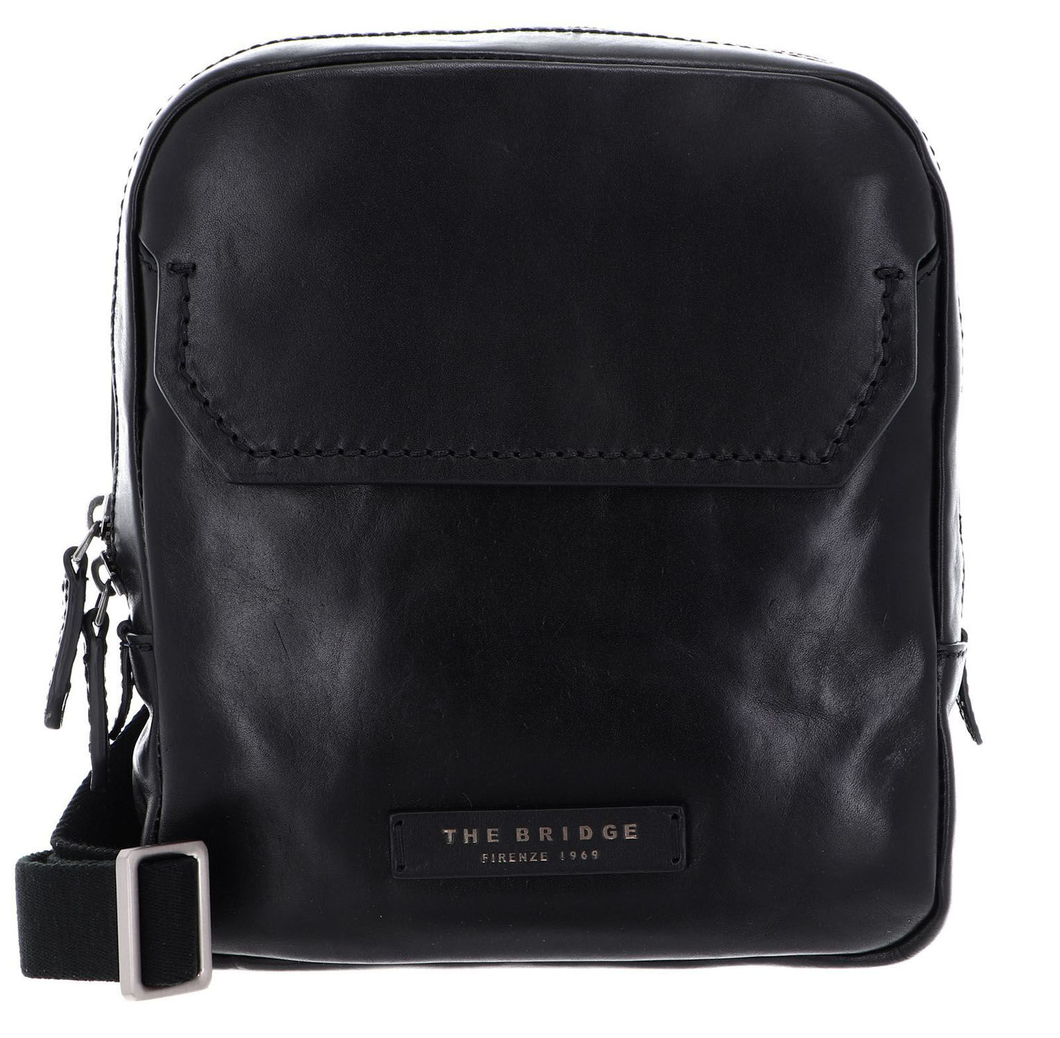 The Bridge Williamsburg Crossbody - 05141301 Schwarz/Palladium/Ruthenium