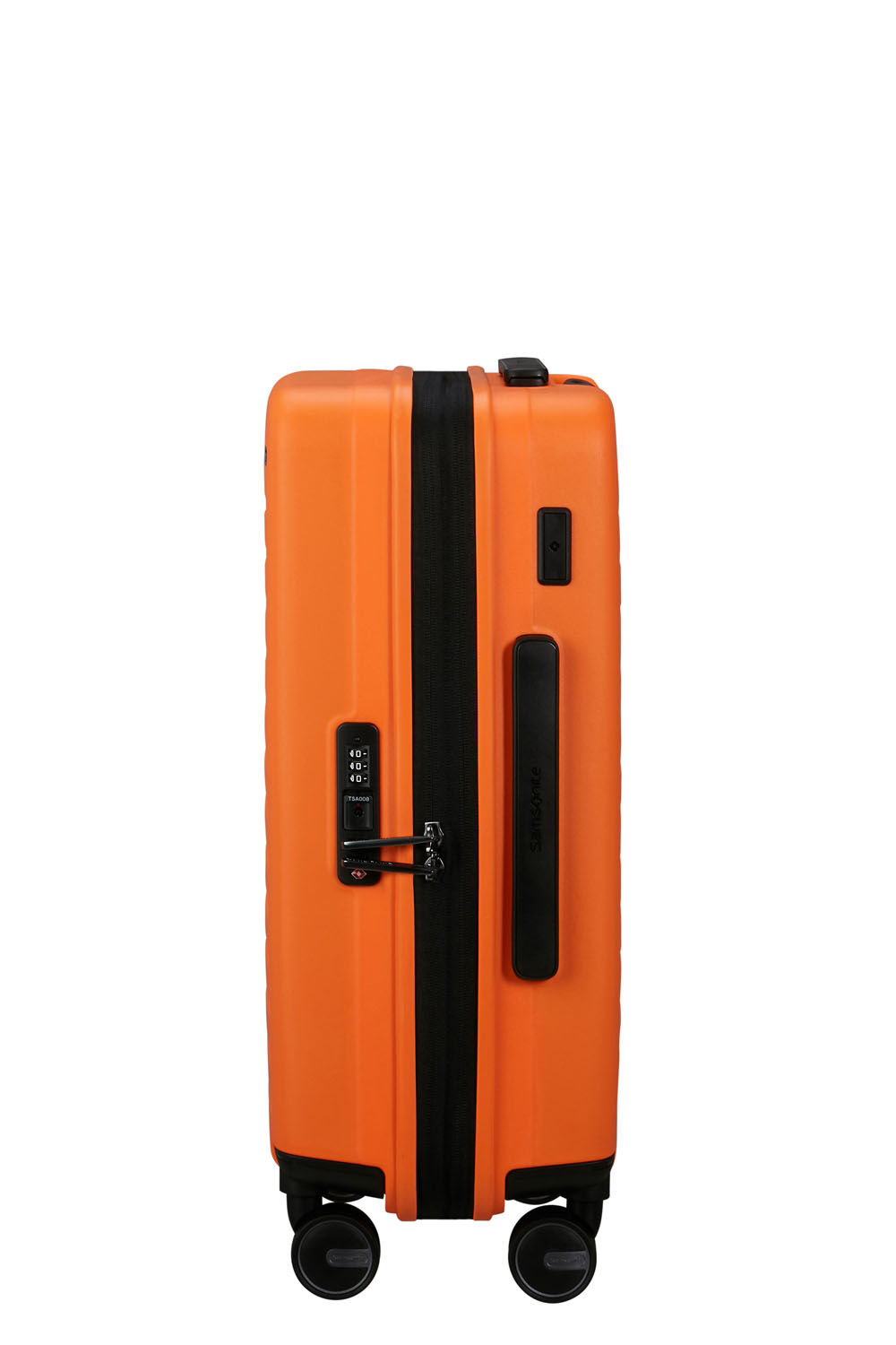 Samsonite Restackd Trolley mit 4 Rollen erweiterbar 55cm + GRATIS HOTELGUTSCHEIN Papaya