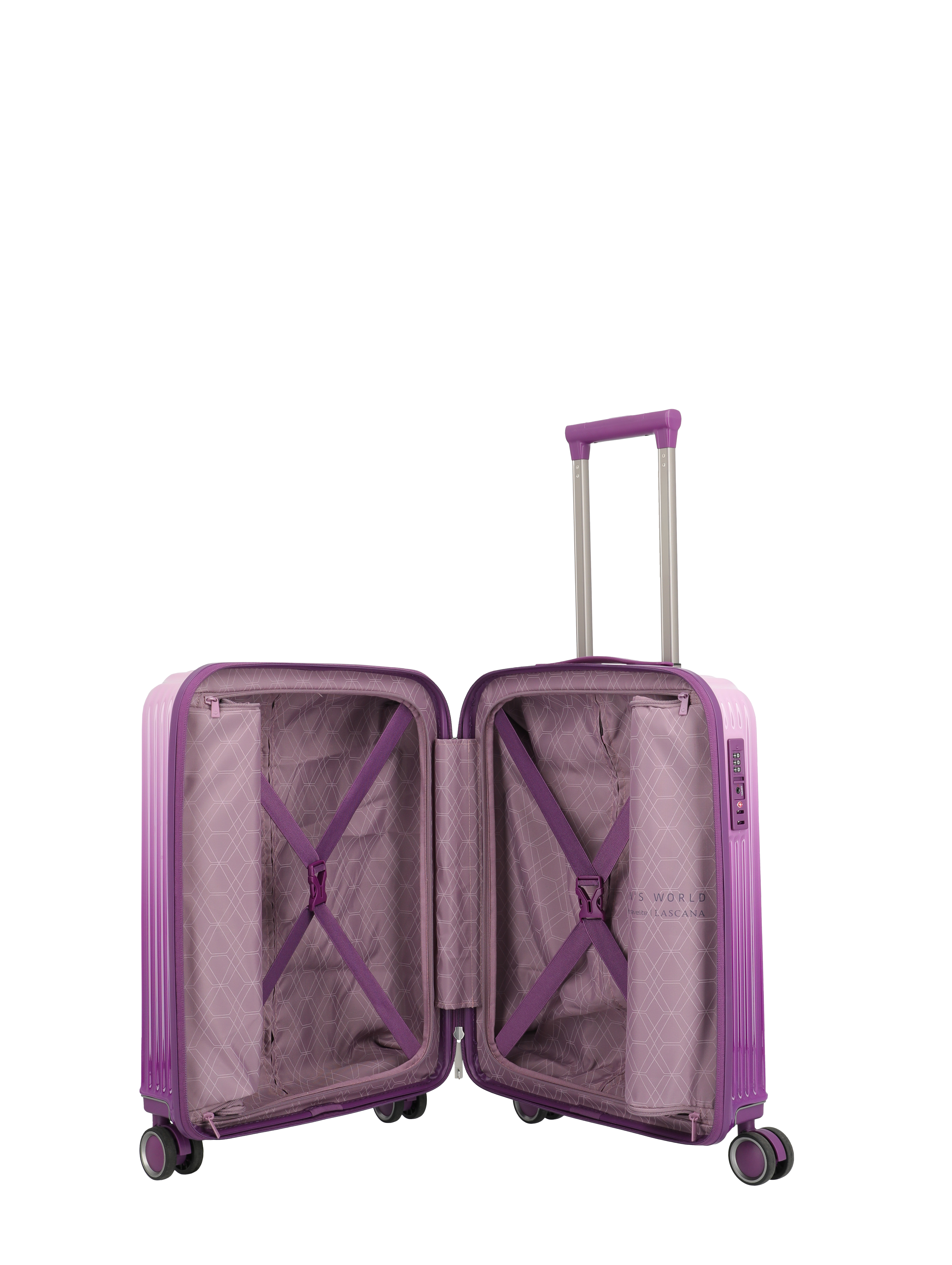 Travelite Lascana Edition 4w Trolley S Purple Degrade Travelite Lascana Edition 4w Trolley S Purple Degrade