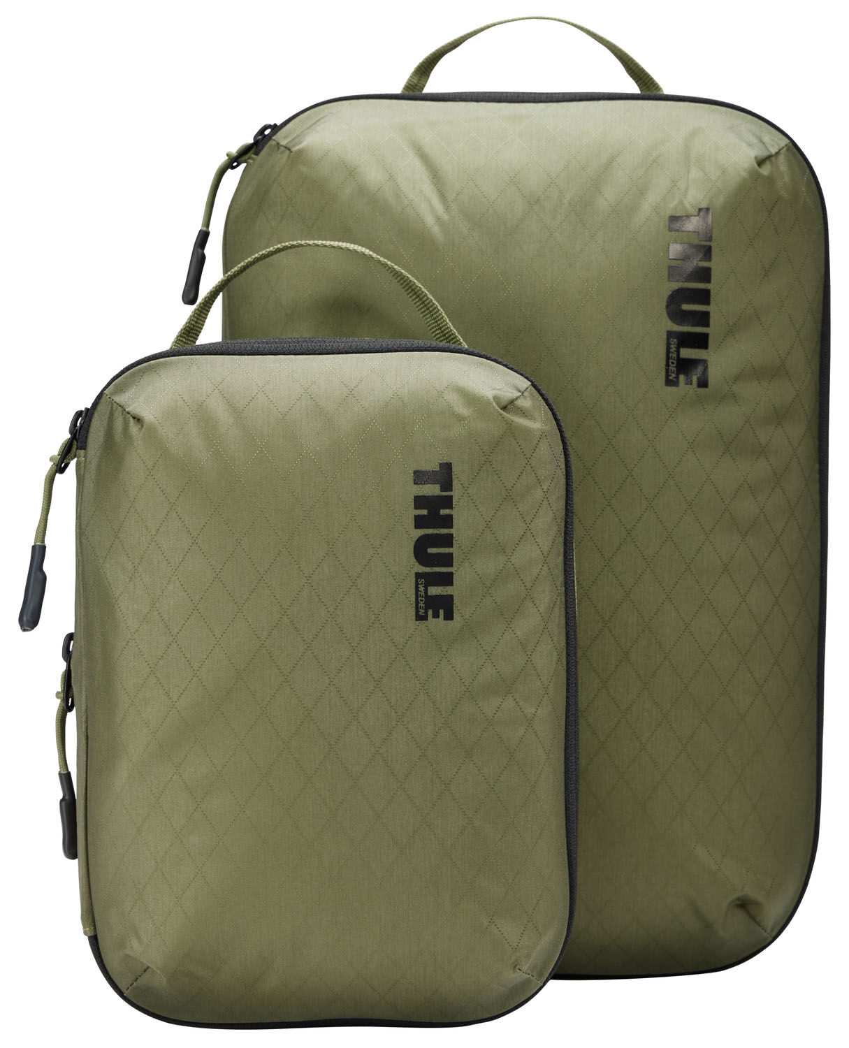 THULE Packing Cube Compression Set: Small + Medium Soft Green