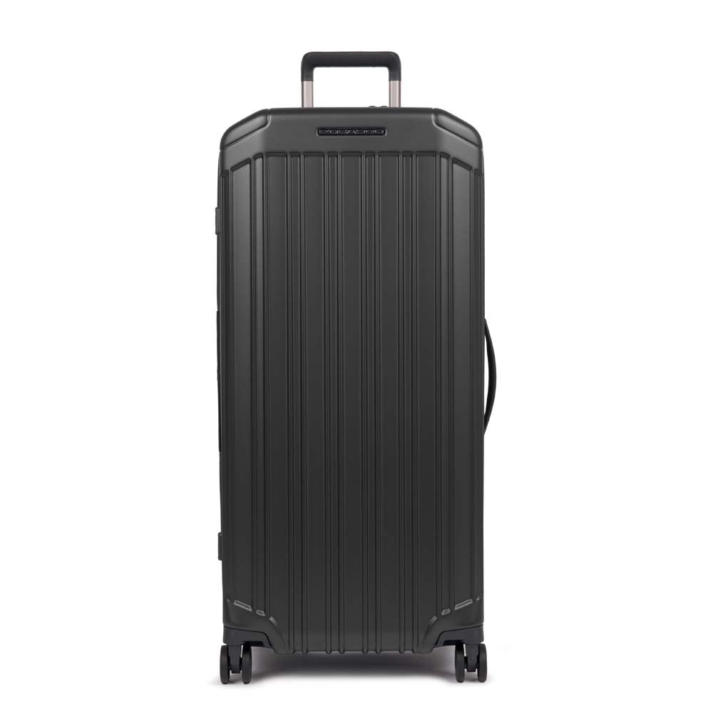 Piquadro PQ-Light Hartschalen Trolley in Trunk-Format mit vier Rolle matt black