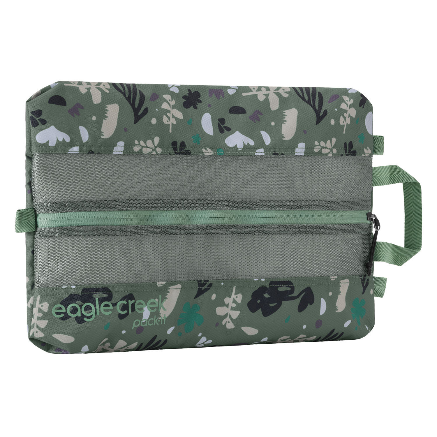 Eagle Creek Pack-It® NEW Reveal Shoe Sack Roots & Shoots:Duck Green