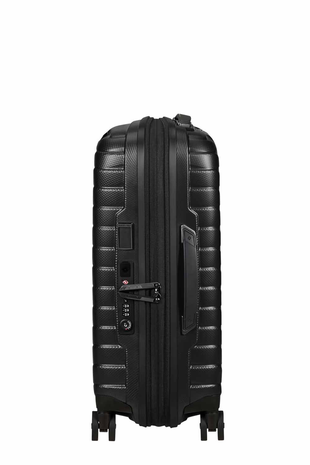 Samsonite Proxis Trolley mit 4 Rollen erweiterbar 55cm (20/23cm) + GRATIS HOTELGUTSCHEIN Matt Graphite