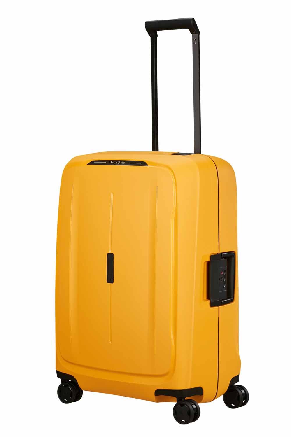 Samsonite Essens Trolley mit 4 Rollen 69cm + GRATIS HOTELGUTSCHEIN Radiant Yellow