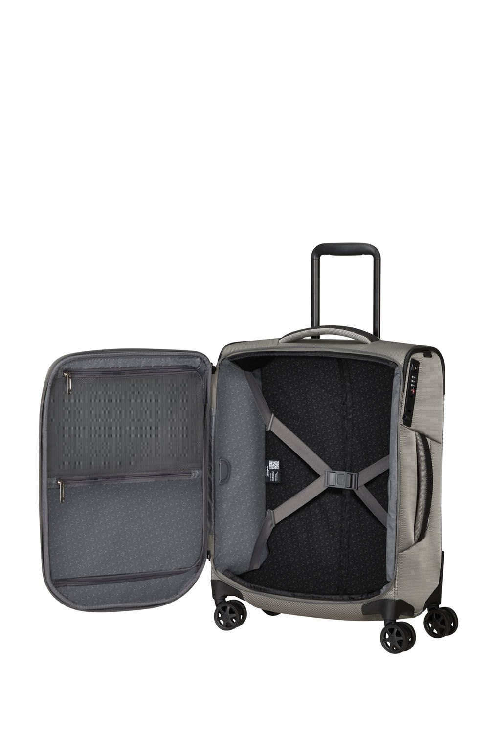 Samsonite Respark Trolley mit 4 Rollen 55cm Strict + GRATIS HOTELGUTSCHEIN Sand Storm