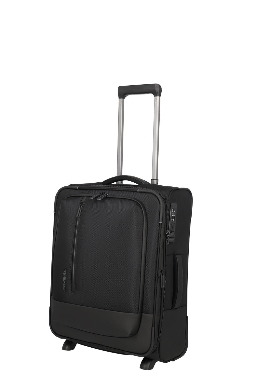 Travelite Crosslite Trolley S 2-Rollen erweiterbar Schwarz