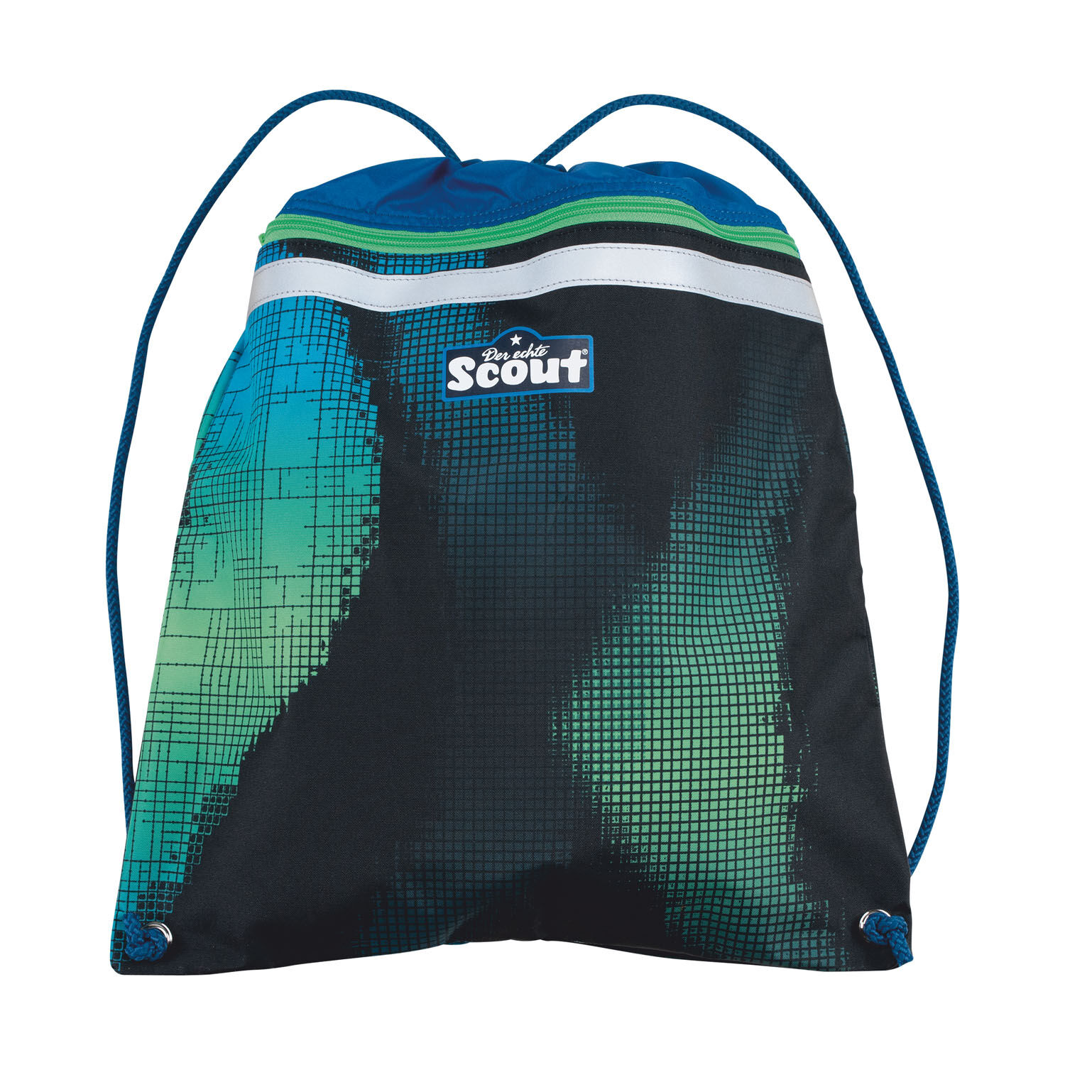 Scout Genius Set Movie Star, Schulranzen-Set 5-teilig Blue Pixel