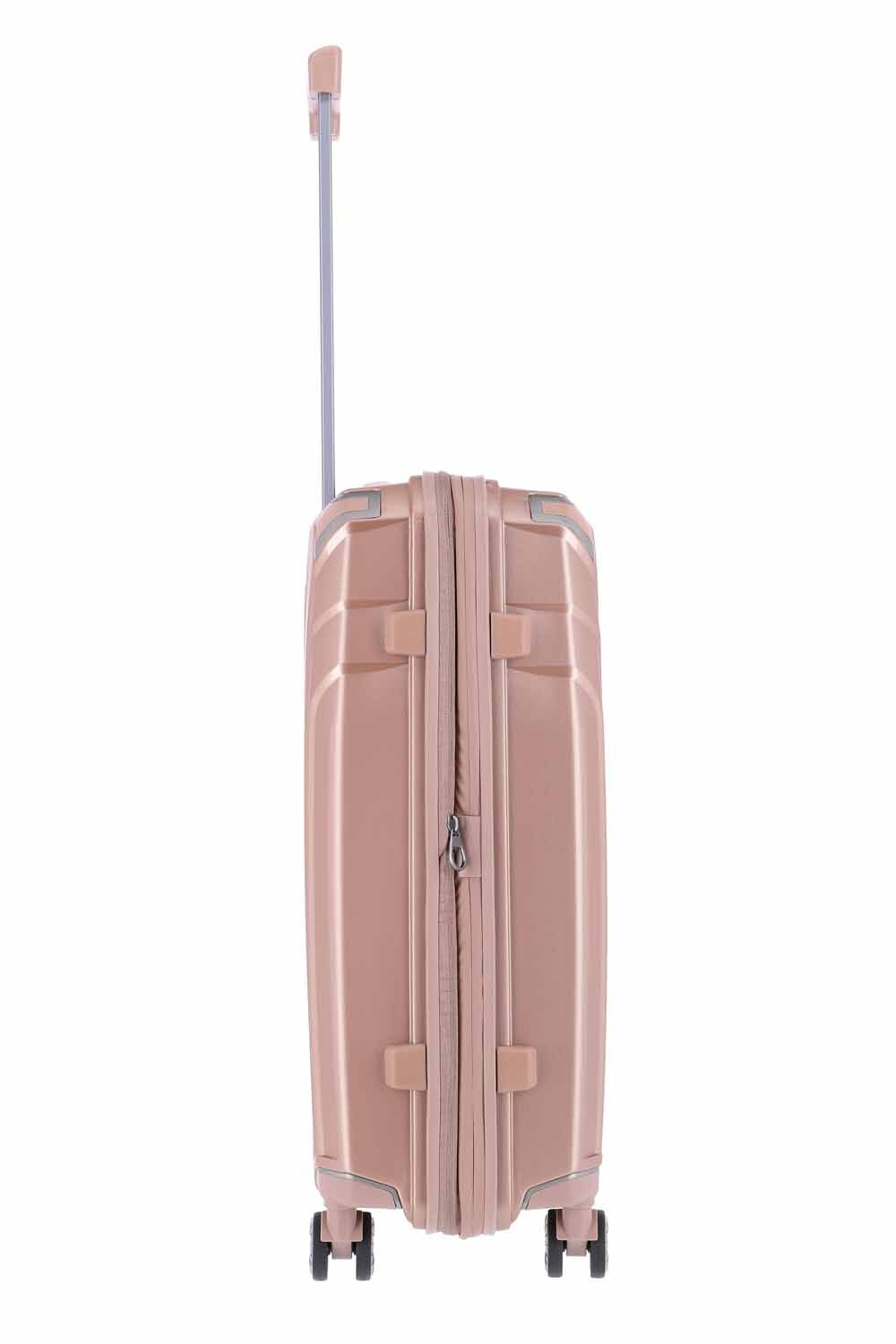 Travelite Elvaa Trolley M, 4-Rollen erweitebar Roségold