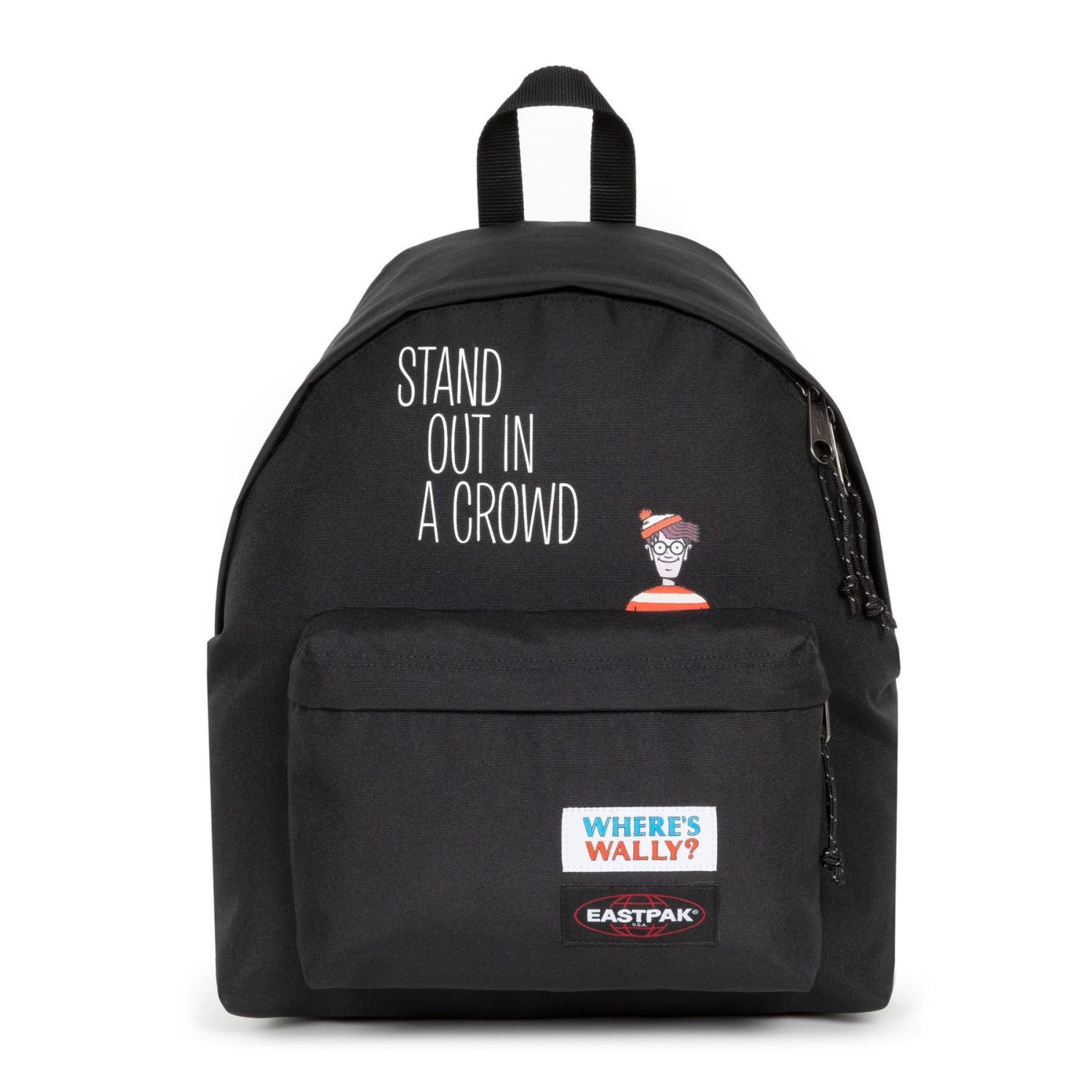 Eastpak Padded Pak'r® SPECIAL EDITION Rucksack Where's Wally Silk Black