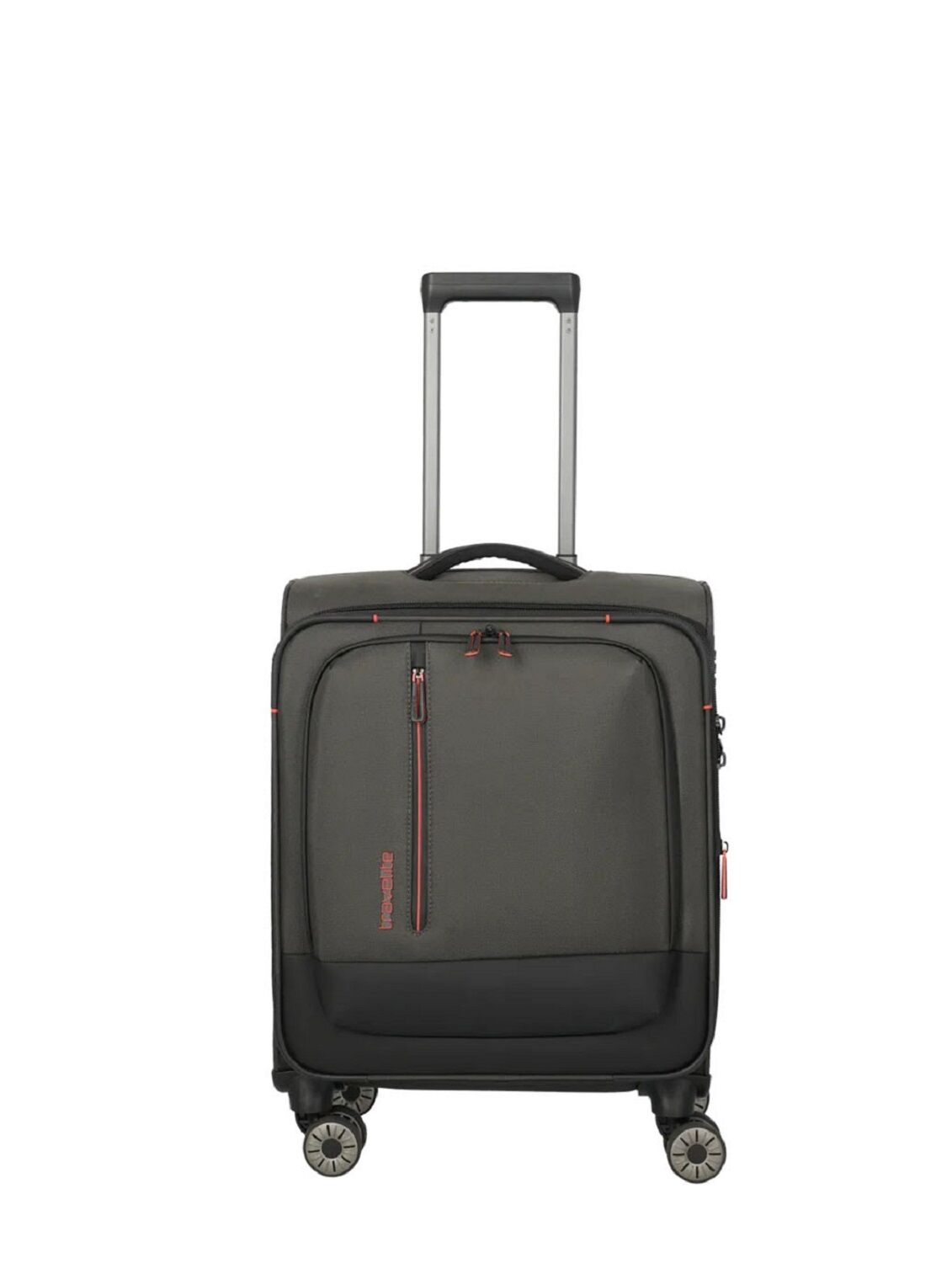 Travelite Crosslite Trolley S 4-Rollen, erweiterbar Oliv