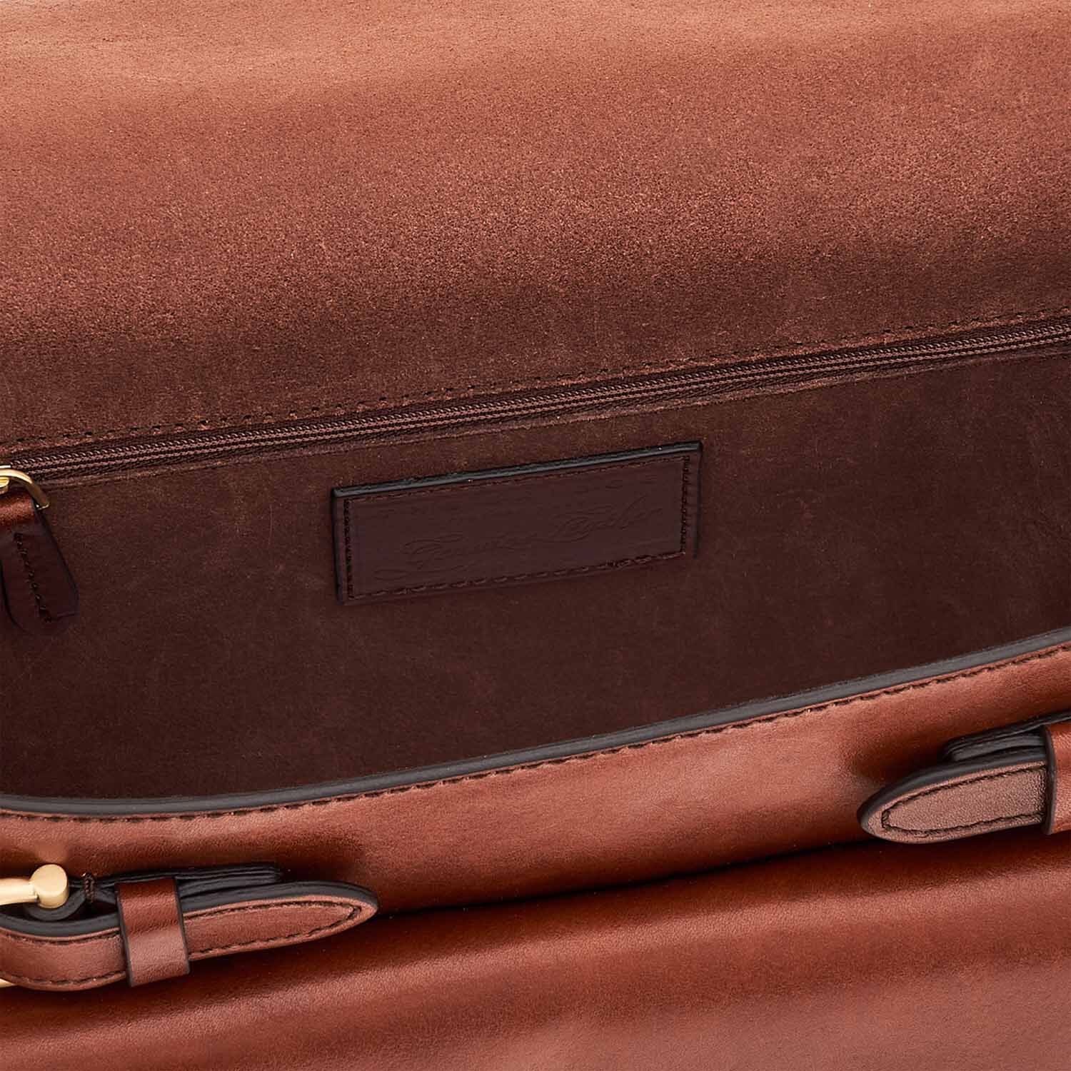 The Bridge Biba Kuriertasche 04362201 Braun/Gold