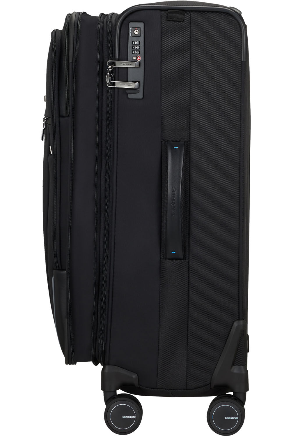 Samsonite Spectrolite 3.0 TRVL Trolley mit 4 Rollen erweiterbar 68cm + GRATIS HOTELGUTSCHEIN Black
