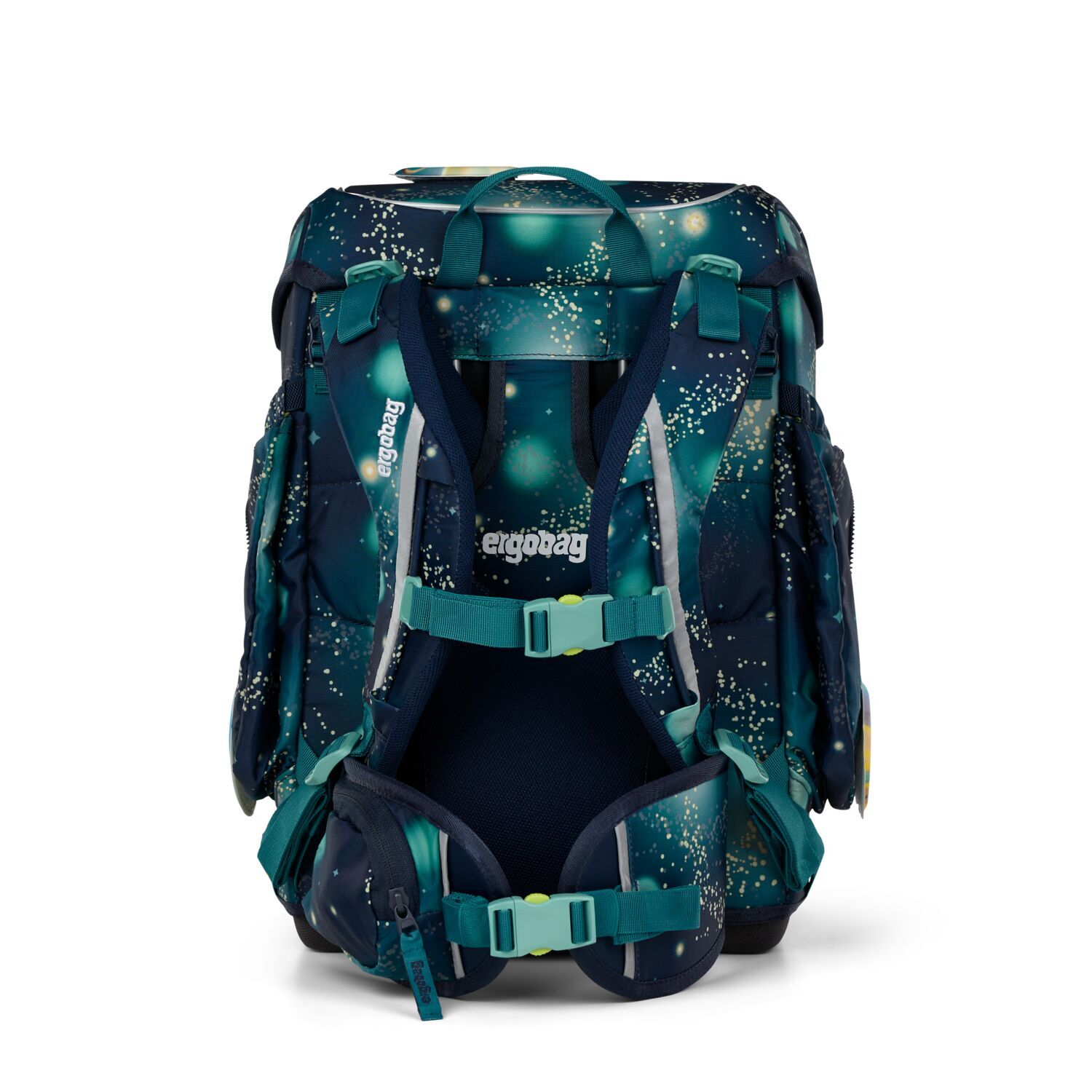 ergobag cubo GALAXY GLOW 5-teiliges Schulrucksack-Set 2025 RaumfahrBär