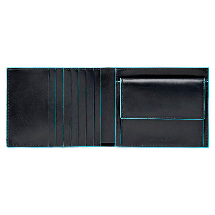 Piquadro Blue Square Herrenbrieftasche + RFID Schwarz Piquadro Blue Square Herrenbrieftasche + RFID Schwarz