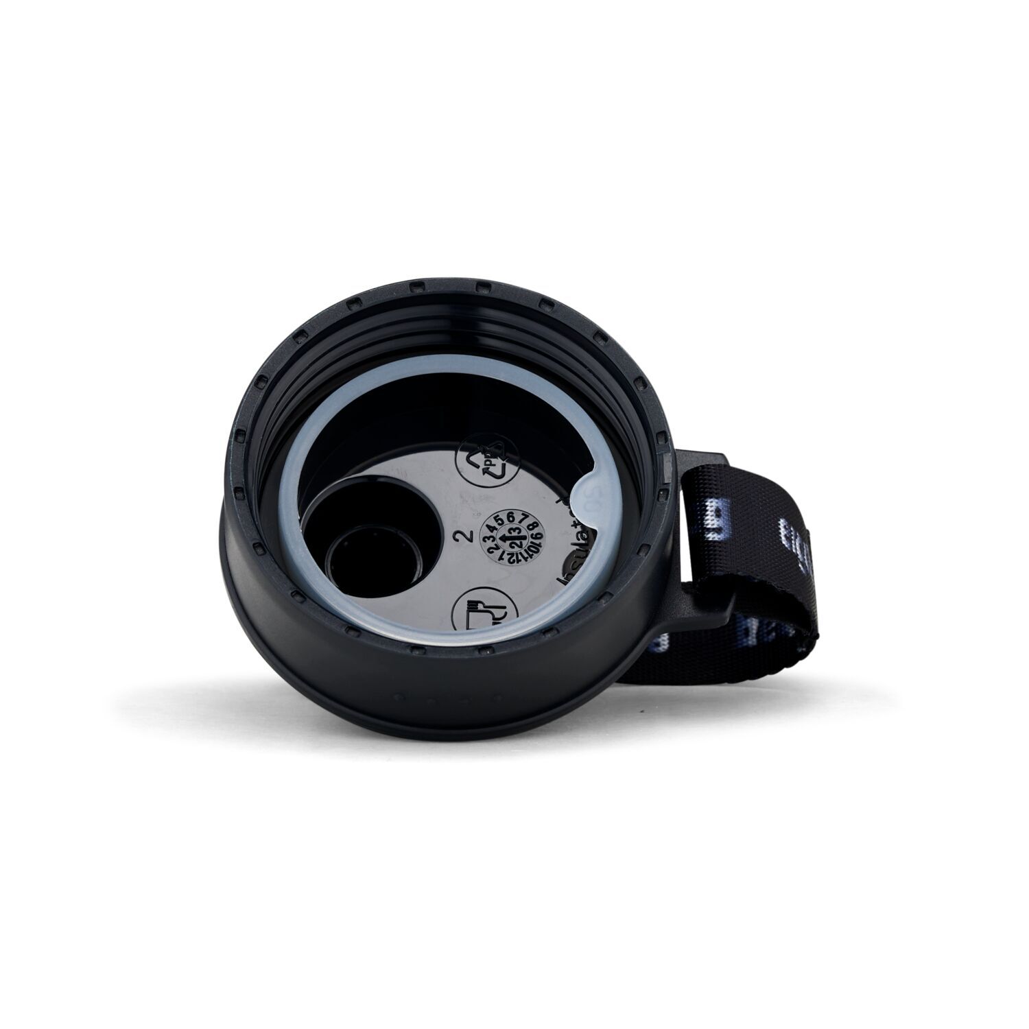 ergobag Schulzubehör Edelstahl Trinkflasche 500ml -2024 Schwarz