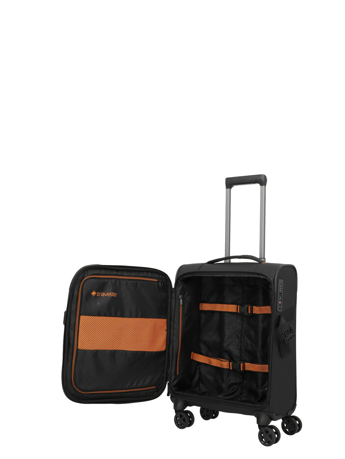 Travelite BRIIZE Trolley S 4-Rollen Schwarz