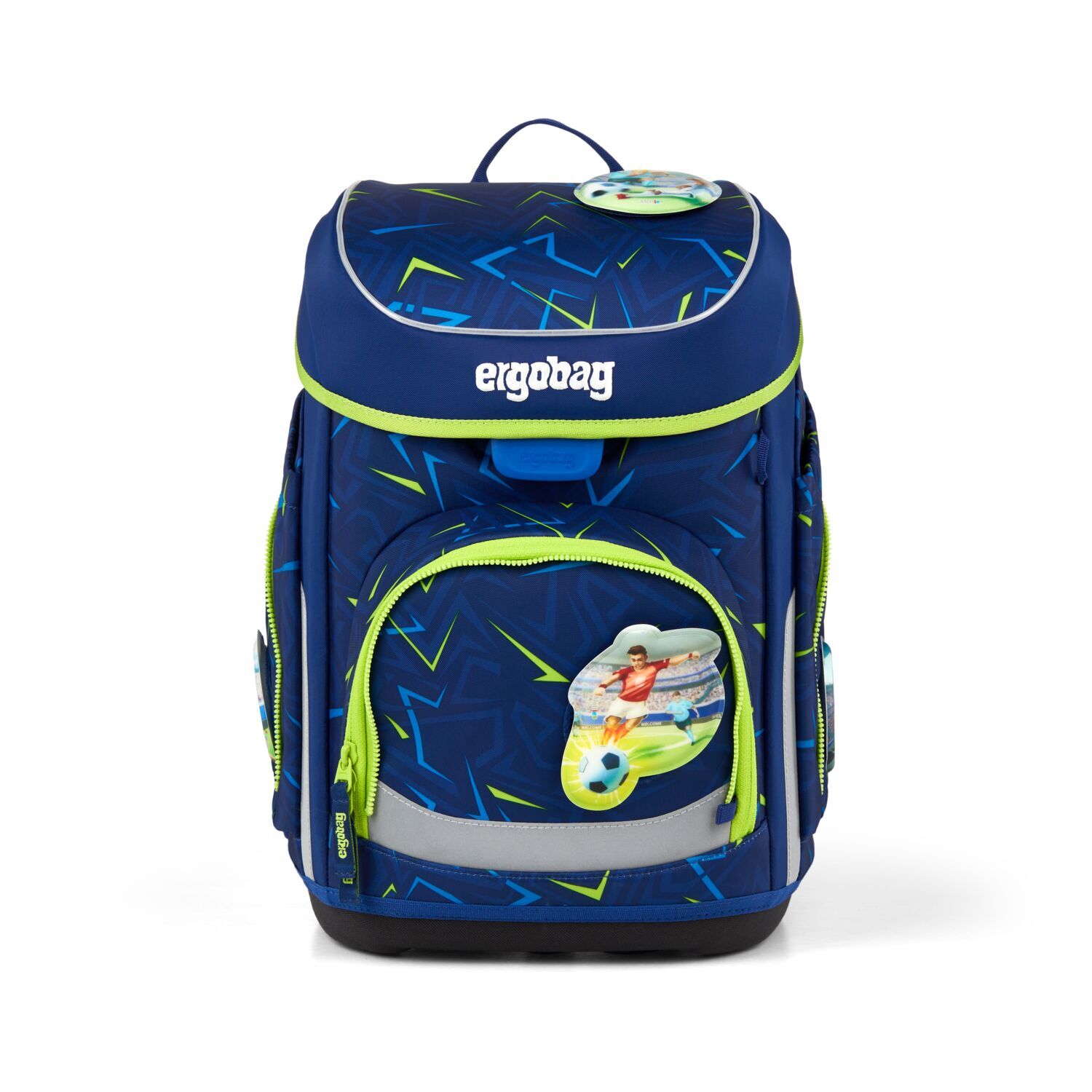 ergobag cubo Schulranzen, 5-teiliges Set, Kollektion 2026 SpitzenreitBär Flash