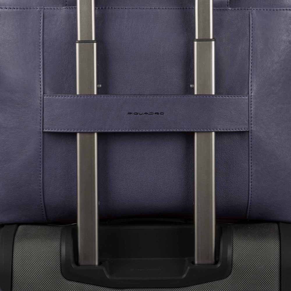 Piquadro Black Square Laptopkuriertasche 14" mit IPAD®-Fach oceanblau Piquadro Black Square Laptopkuriertasche 14" mit IPAD®-Fach oceanblau