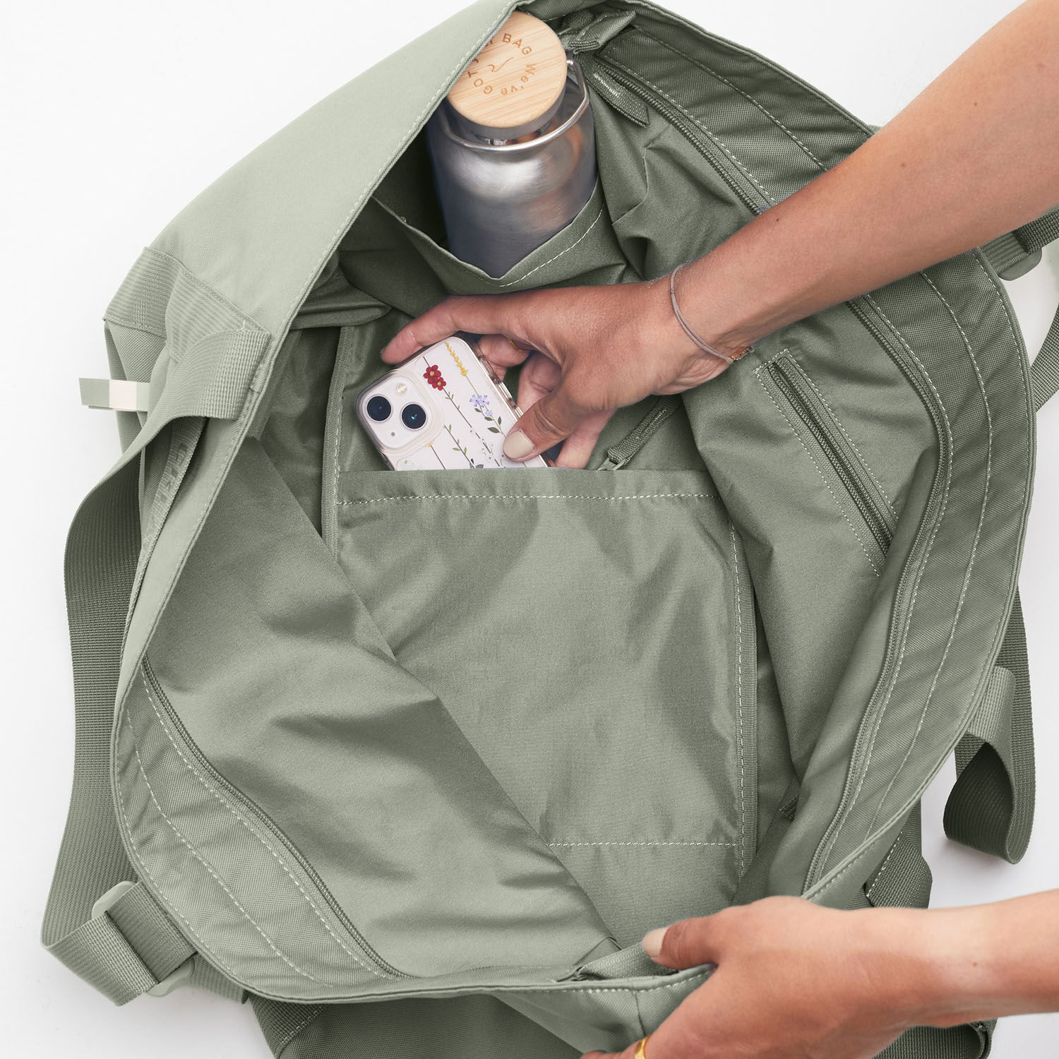 GOT BAG Shopper Tote Bag Large, Monochrome bass